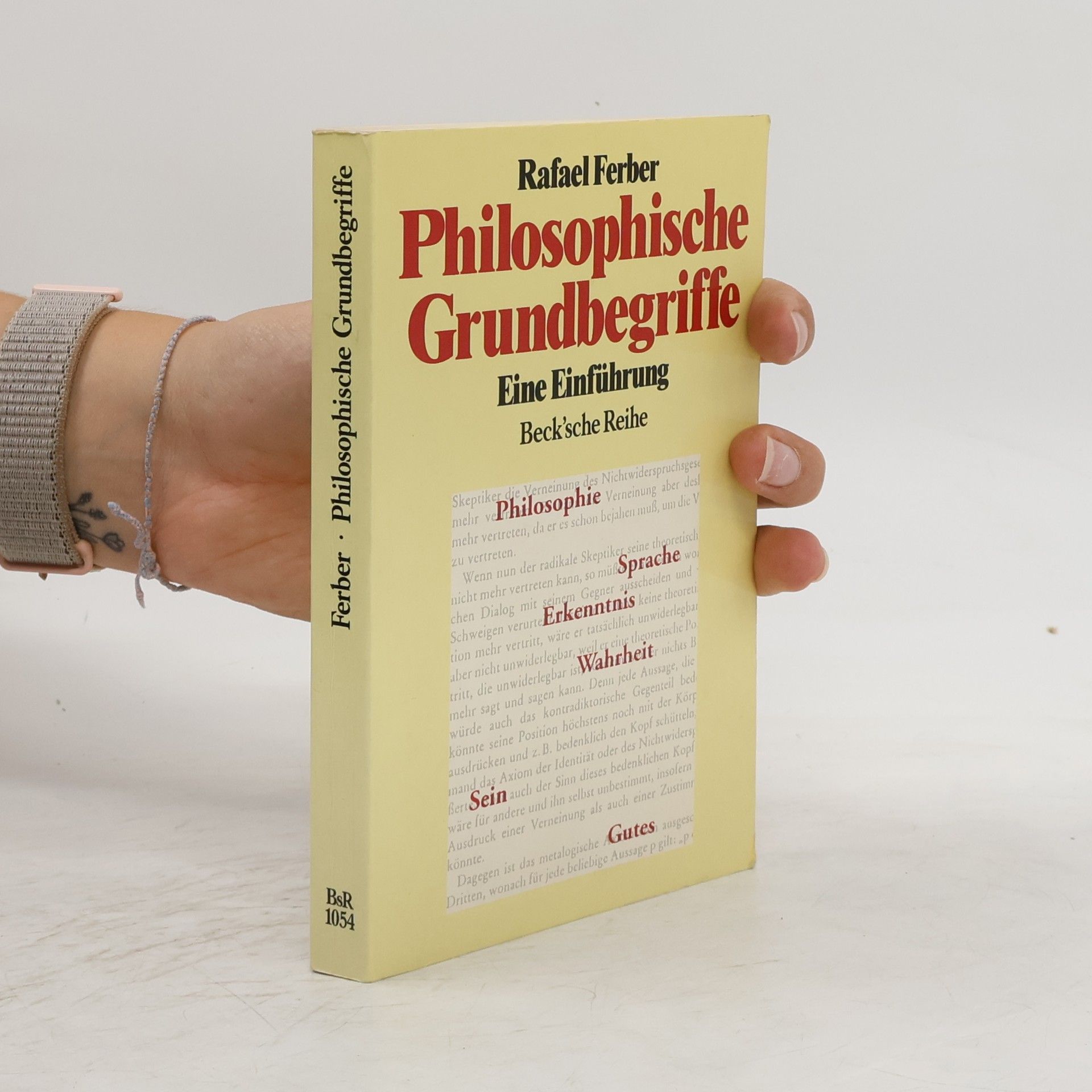 Rafael Ferber Philosophische Grundbegriffe