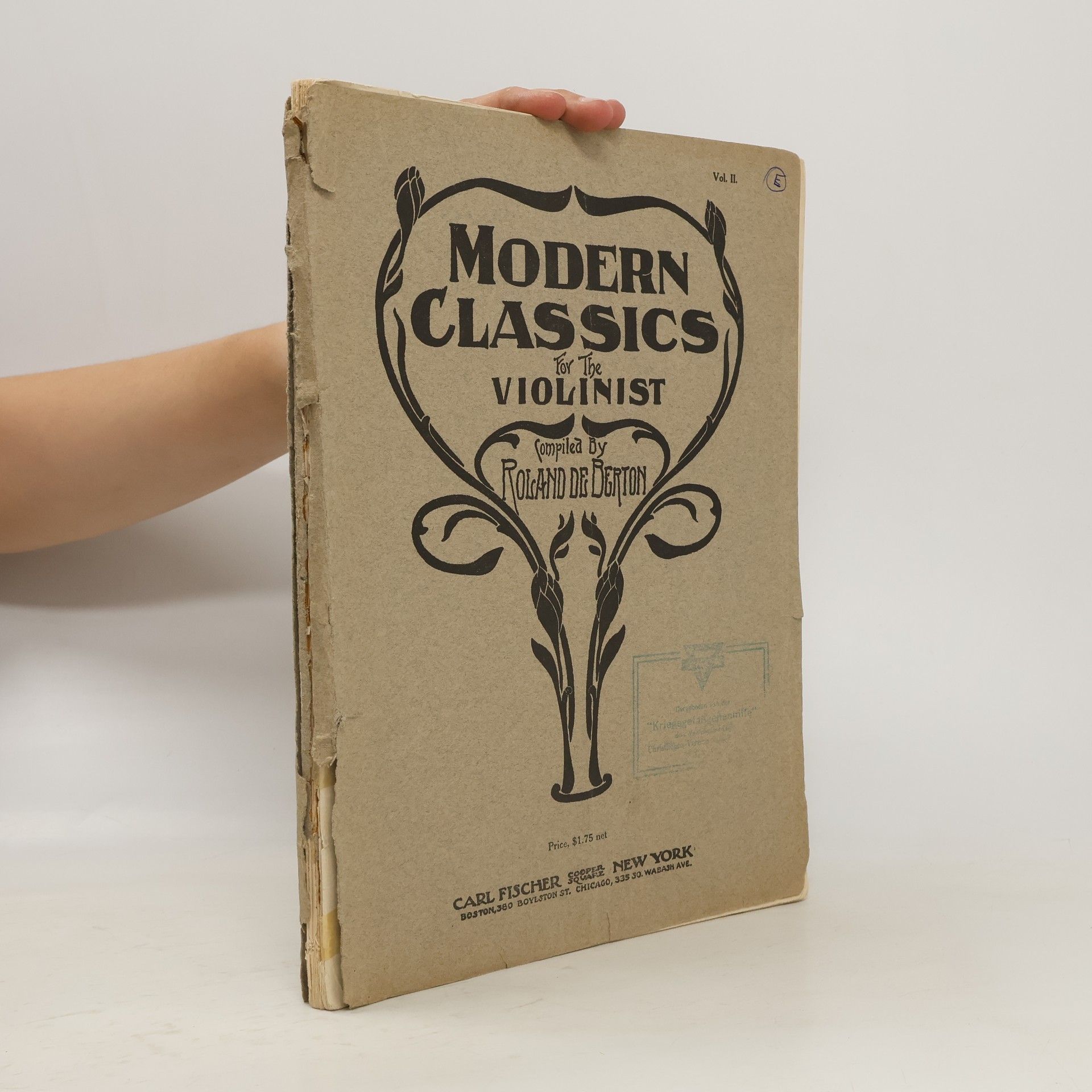 Roland de Berton Modern Classics for the Violinist