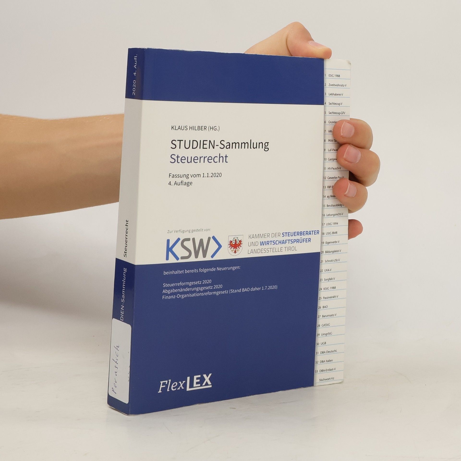 Klaus Hilber Studien-Sammlung Steuerrecht