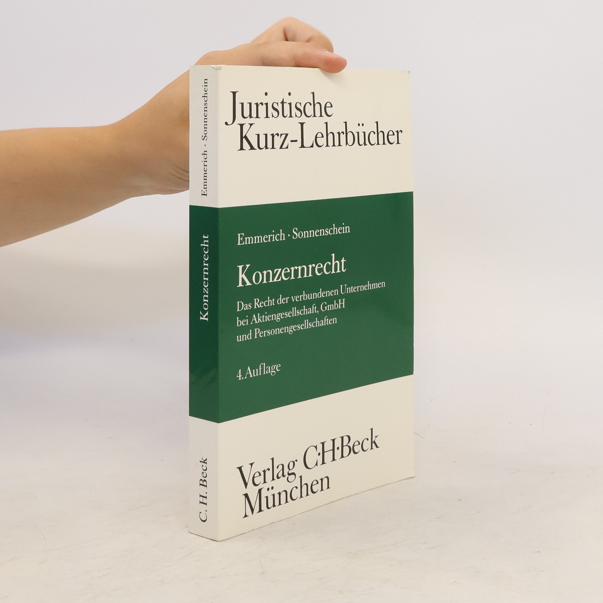 Volker Emmerich Konzernrecht