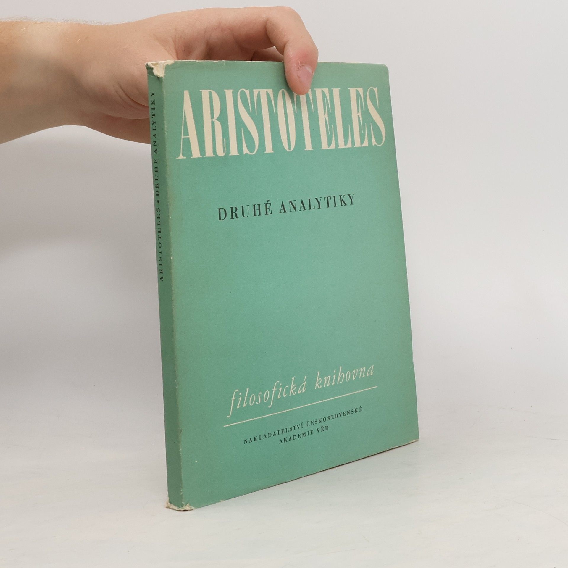 Organon. IV, Druhé analytiky