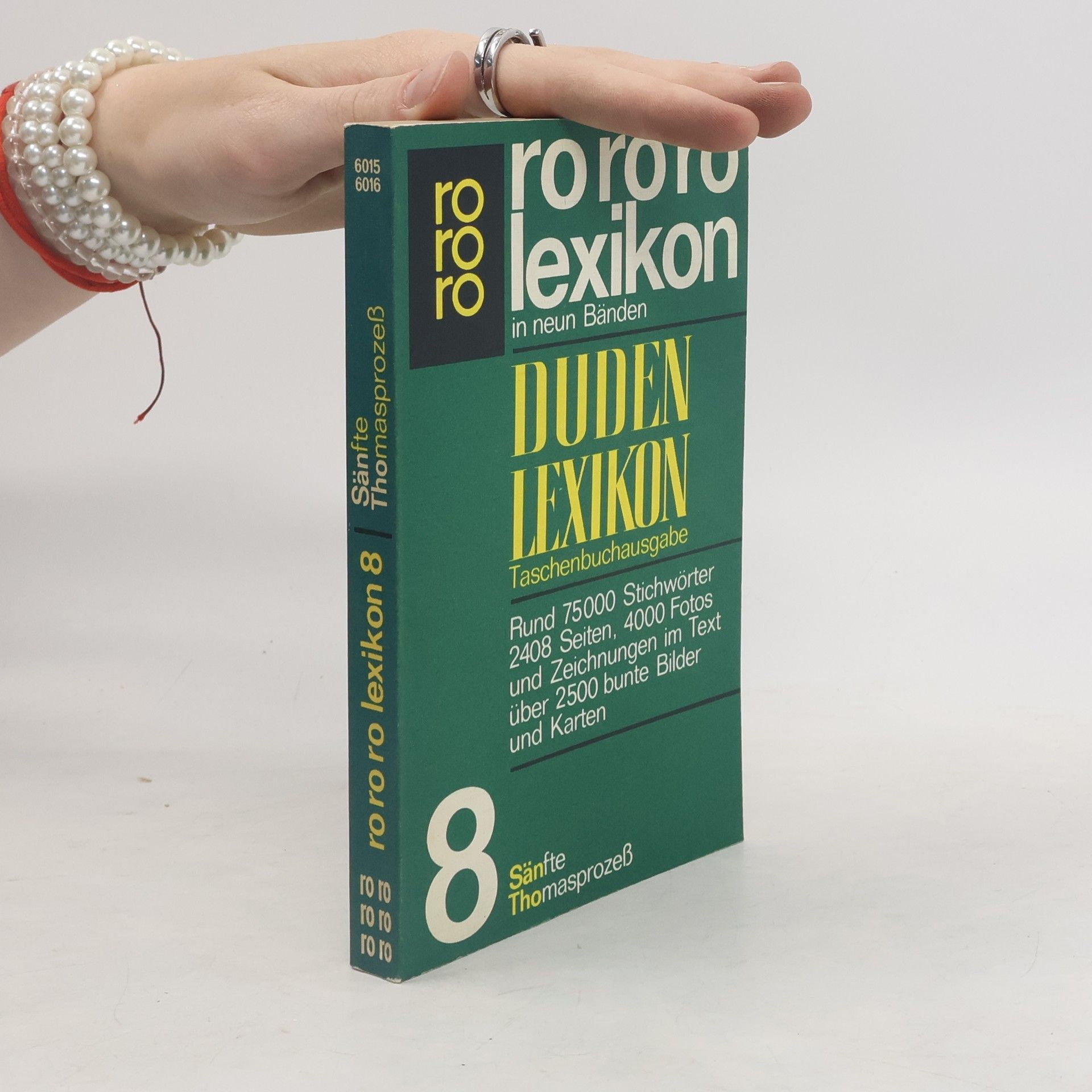 Various authors Rororo-Lexikon in neun Bänden. Duden-Lexikon Taschenbuchausgabe 8