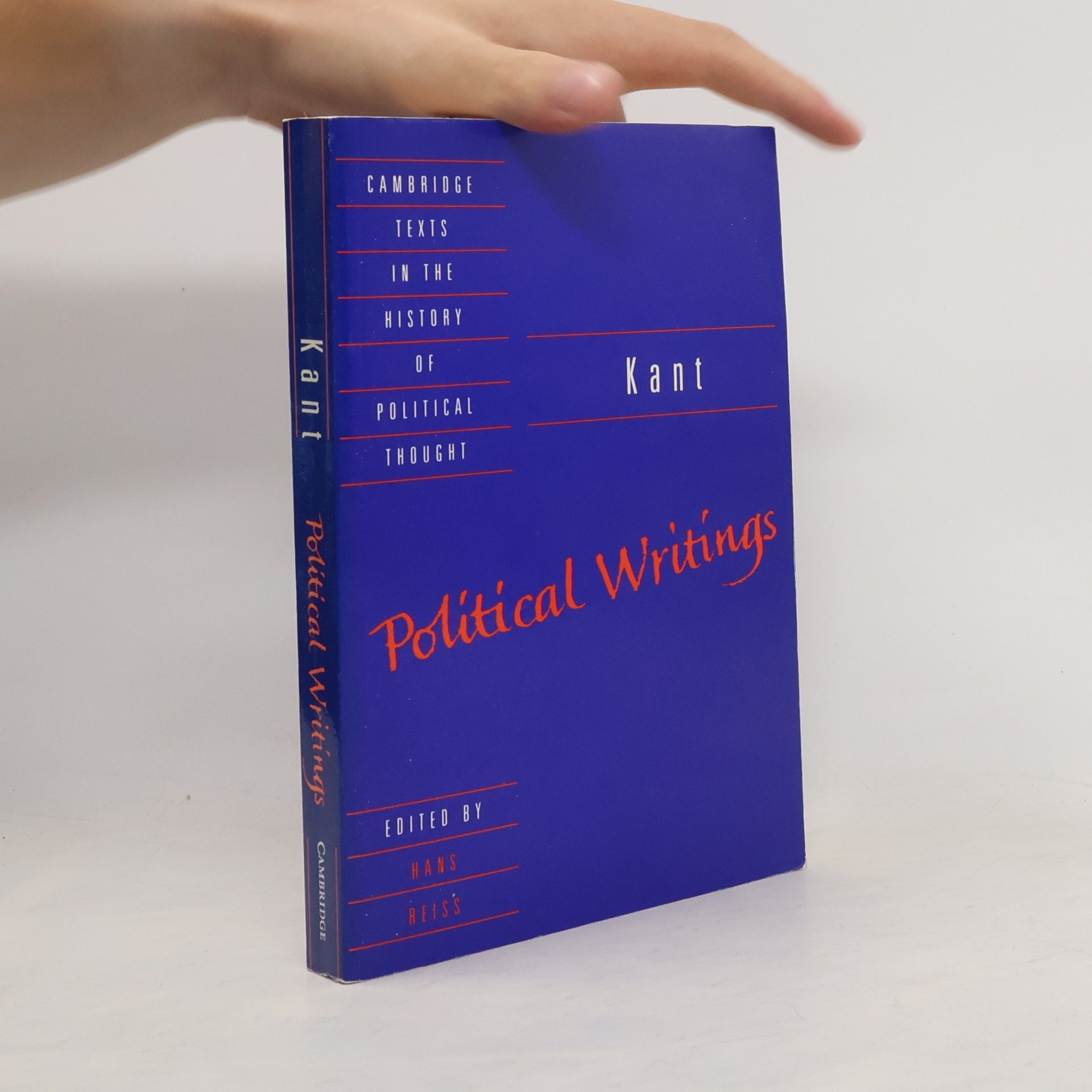 Immanuel Kant Kant: Political Writings