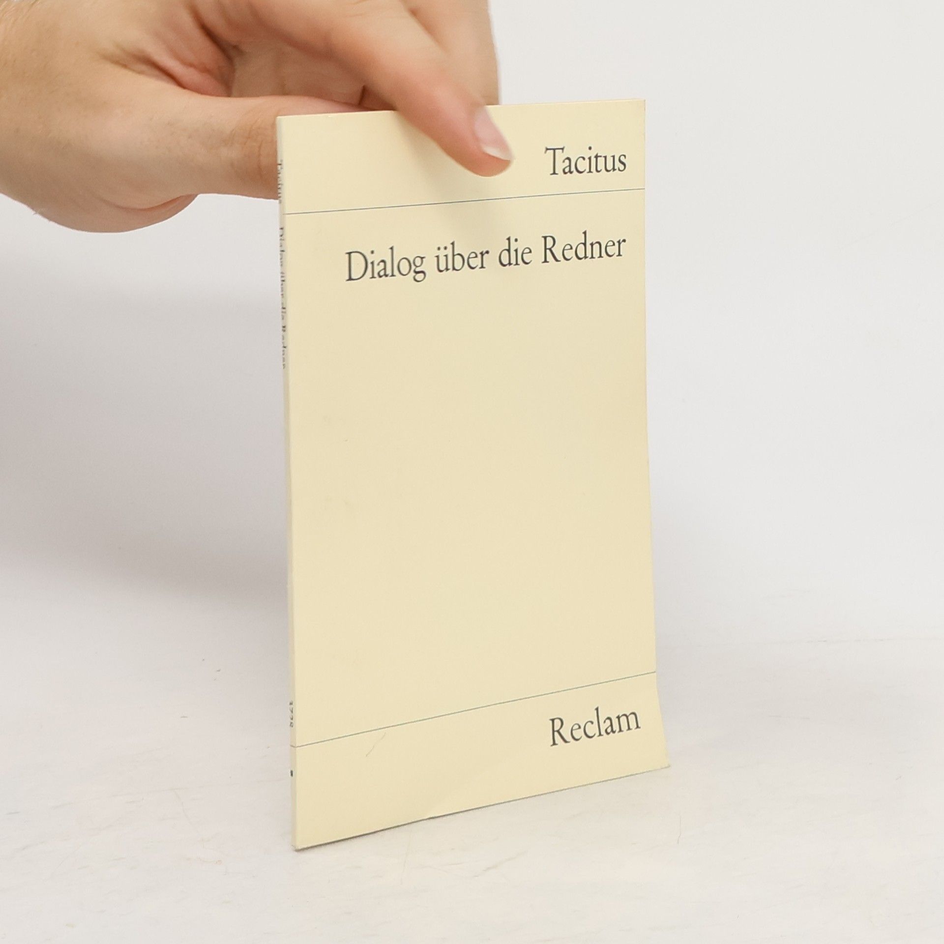 Tacitus Dialog über die Redner