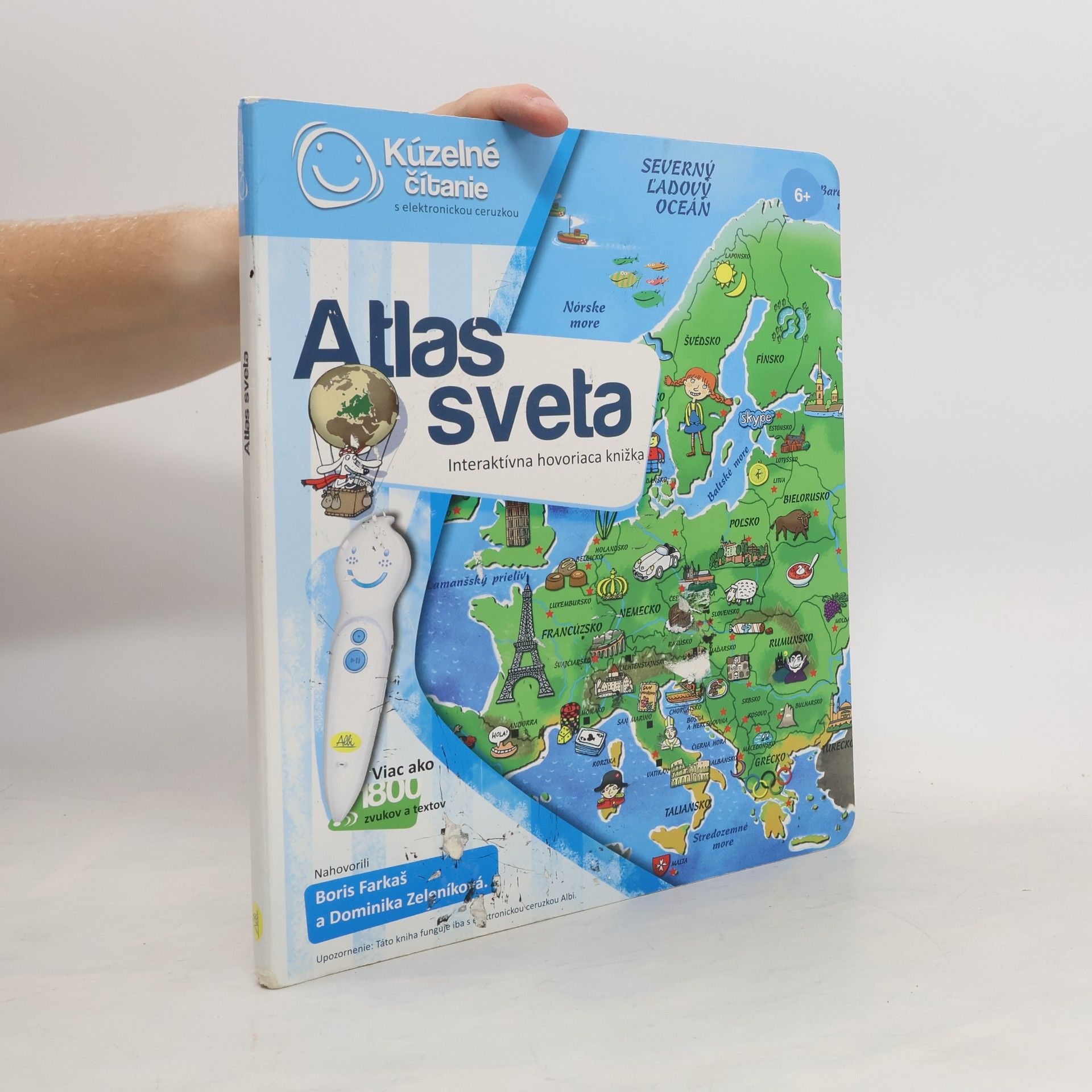 Collectif d'auteurs Atlas sveta : interaktívna hovoriaca knižka
