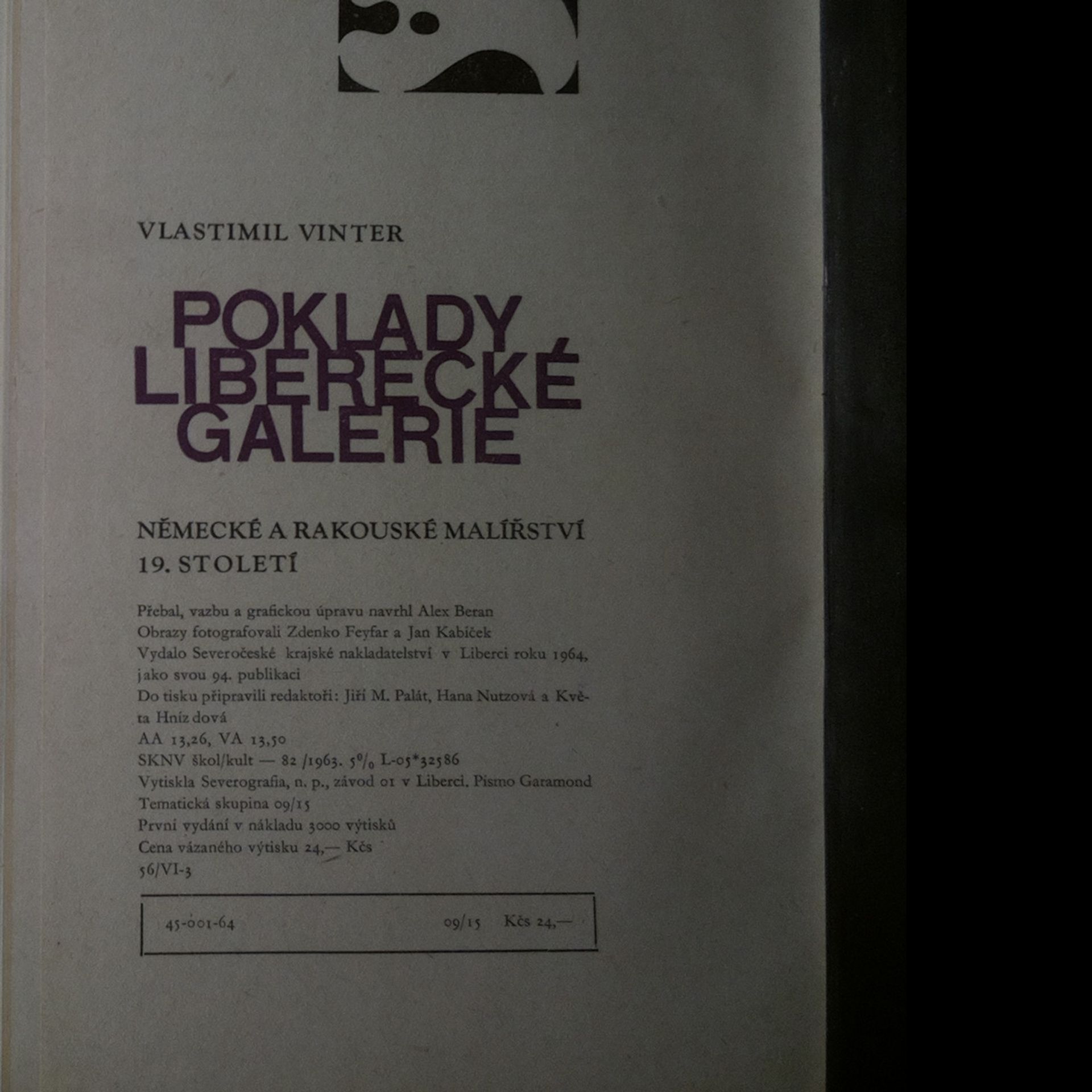 Vlastimil Vinter Poklady liberecké galerie