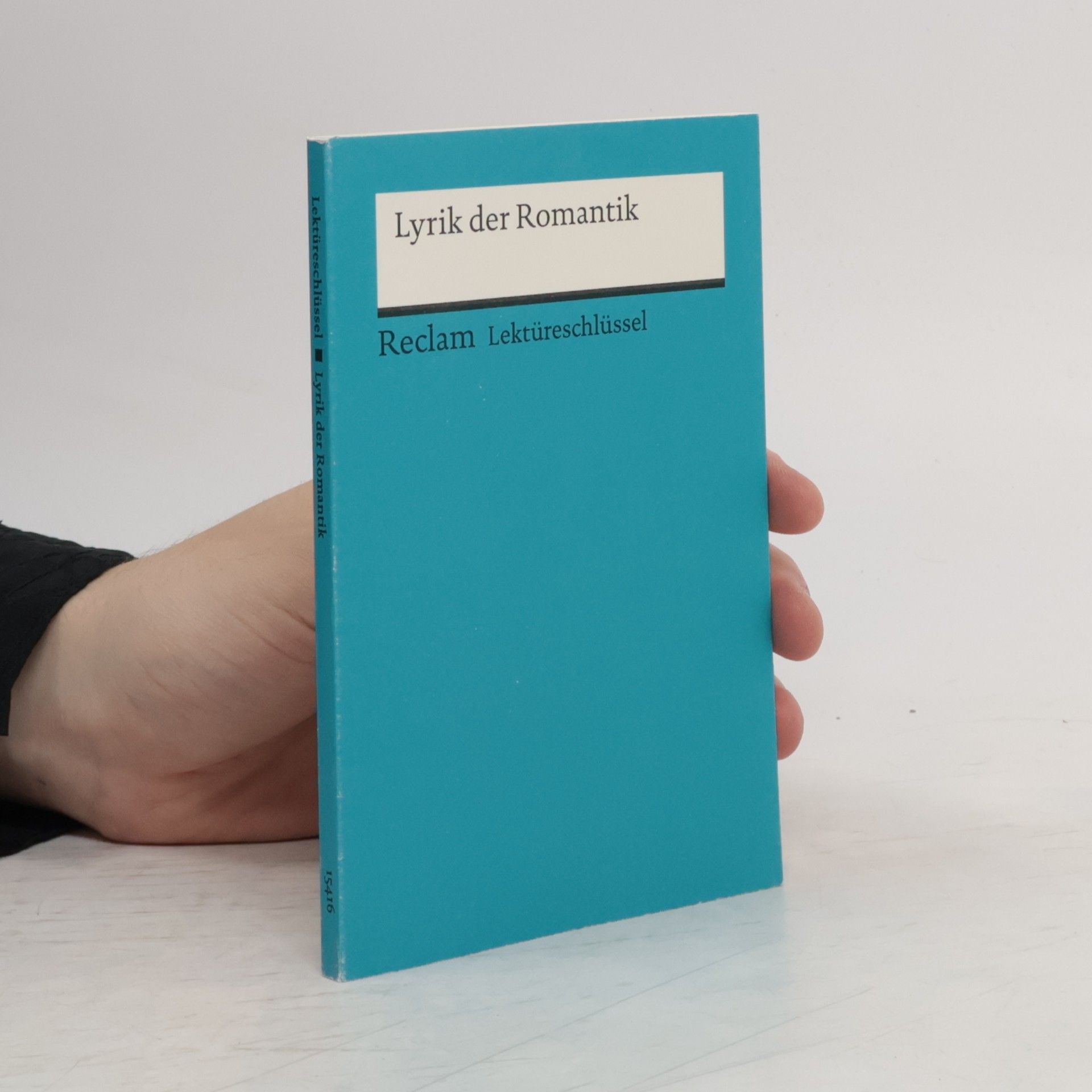 Markus Köcher Lyrik der Romantik