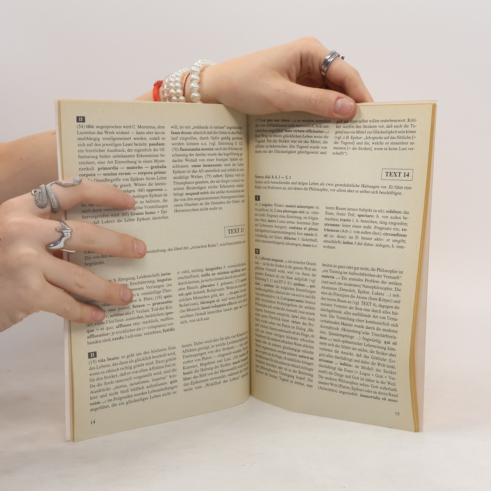 Ernst Nowotny Römische Philosophie. Kommentar