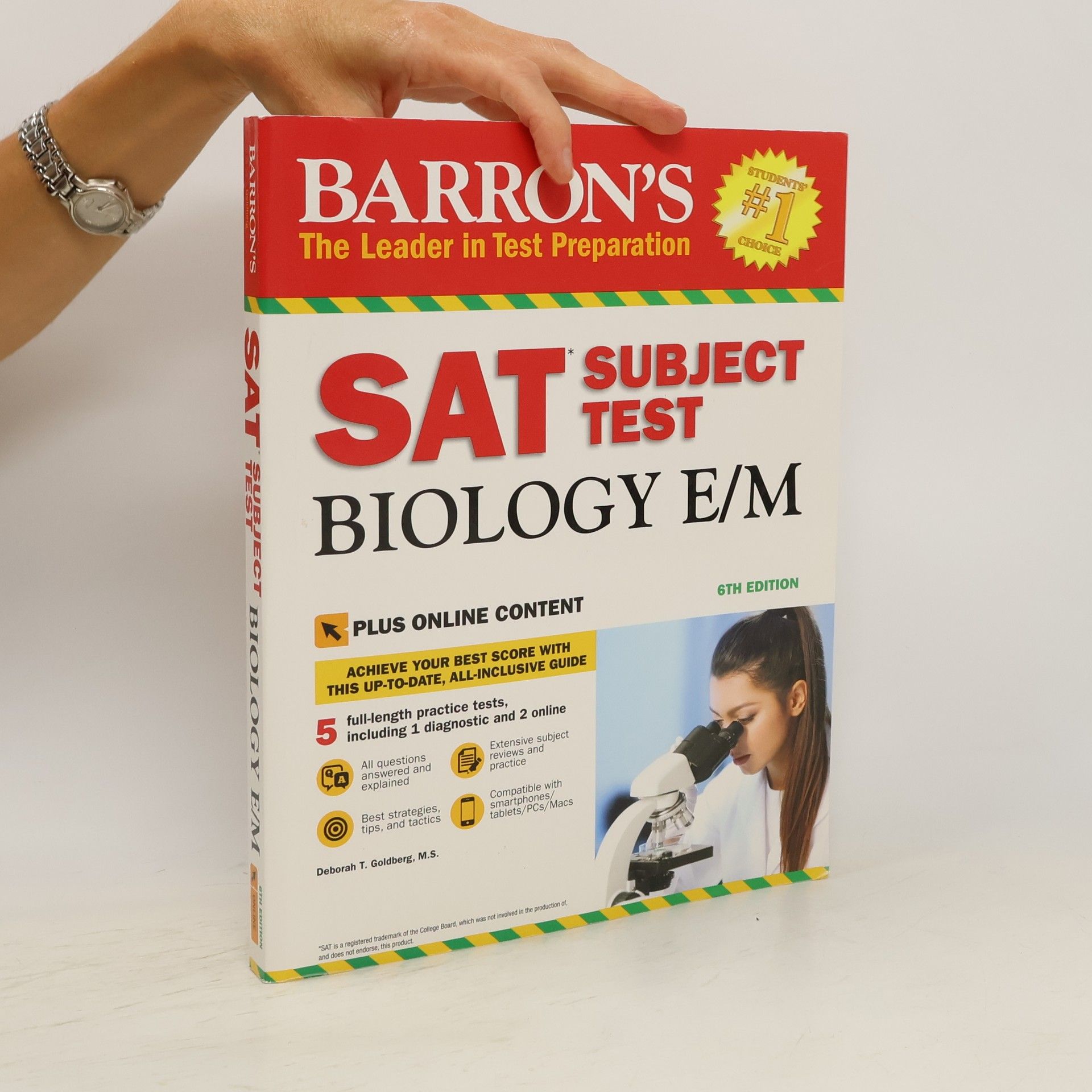 Deborah T. Goldberg SAT Subject Test Biology E/M with Online Tests