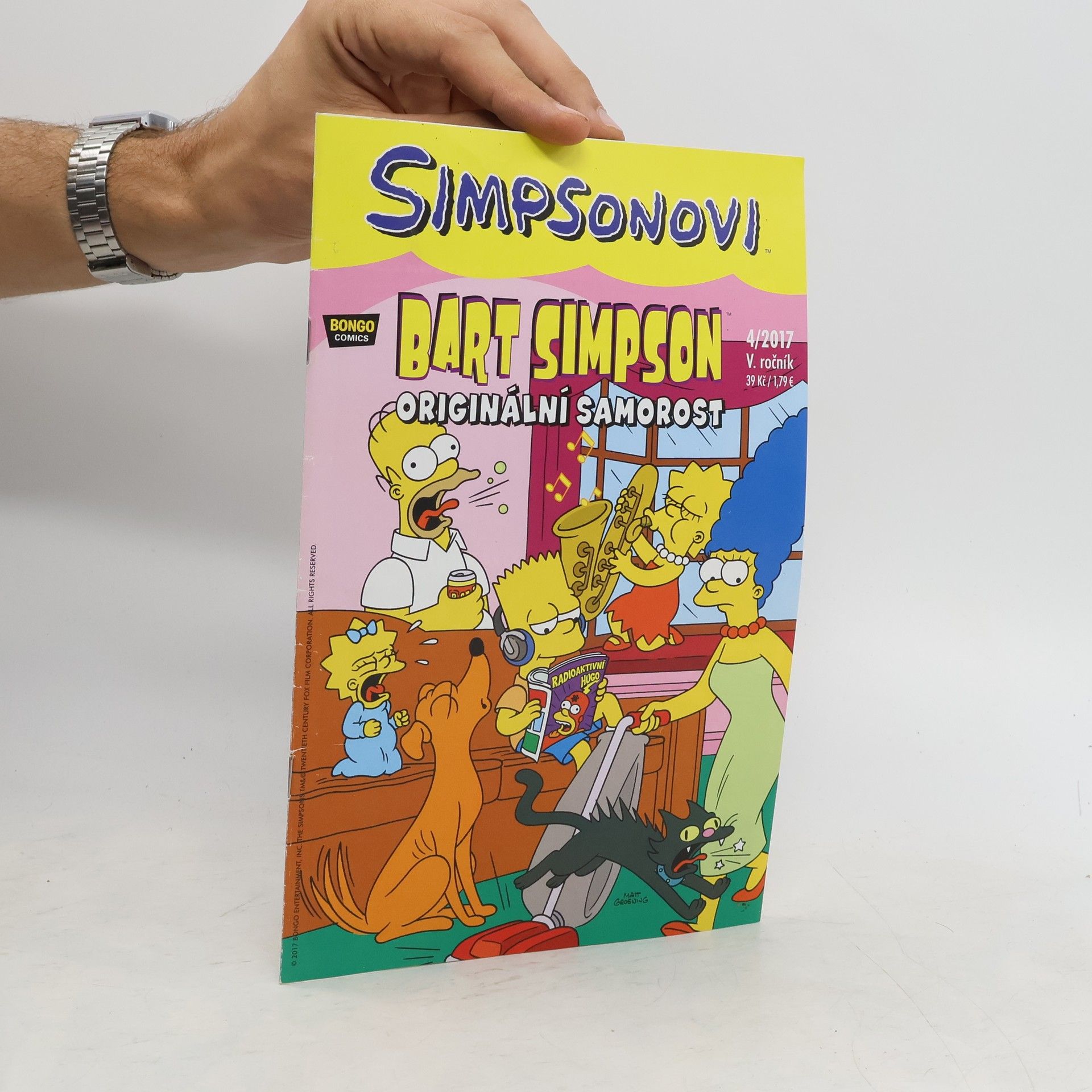 Matt Groening Bart Simpson 4/2017. Originální samorost