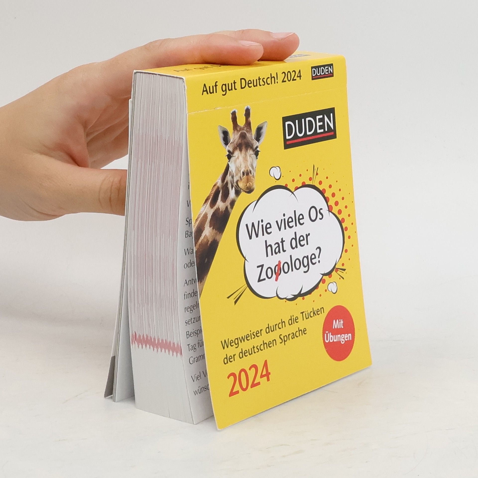 Elke Hesse Ines Balcik Duden Auf gut Deutsch - Wie viele Os hat der Zooologe? Tagesabreißkalender 2024