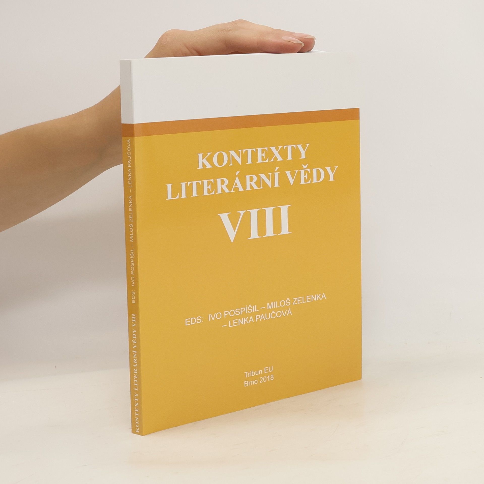 Ivo Pospíšil Kontexty literární vědy VIII