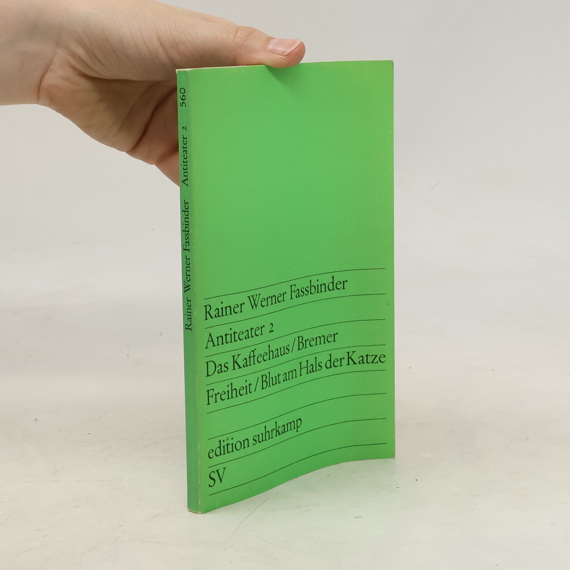 Rainer Werner Fassbinder Antiteater 2