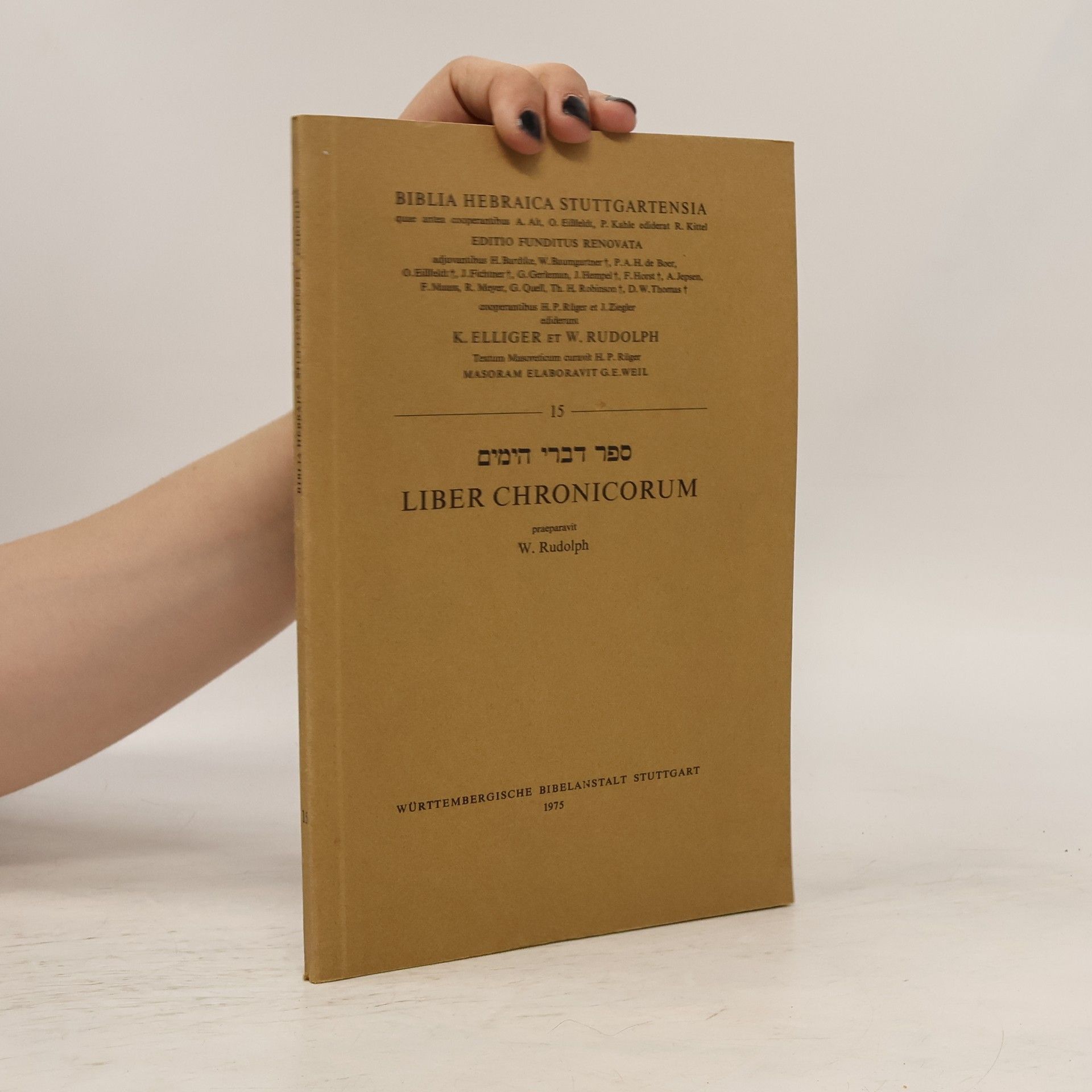 Autorenkollektiv Biblia Hebraica Stuttgartensia-FL