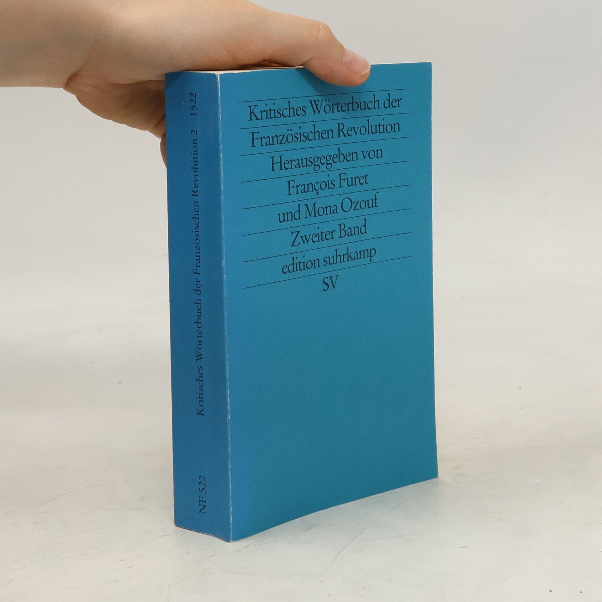 François Furet Kritisches Wörterbuch der Französischen Revolution