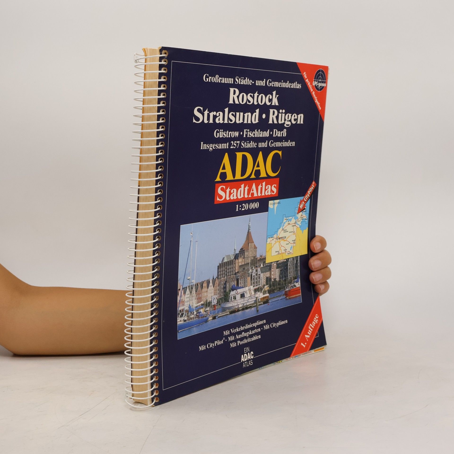 Autorenkollektiv Rostock, Stralsund, Rügen. StadtAtlas 1:20000