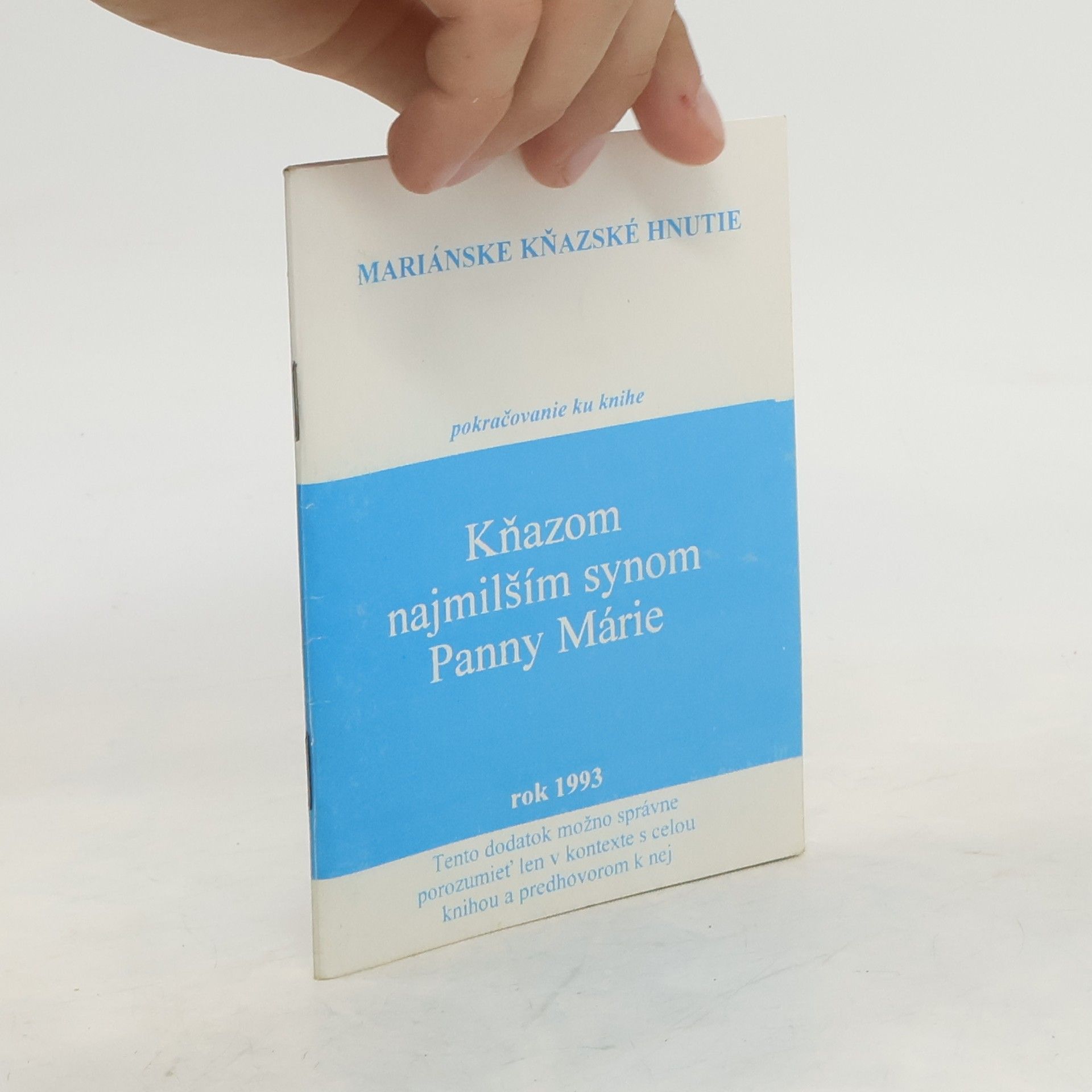 Kolektív autorov Kňazom najmilším synom Panny Márie