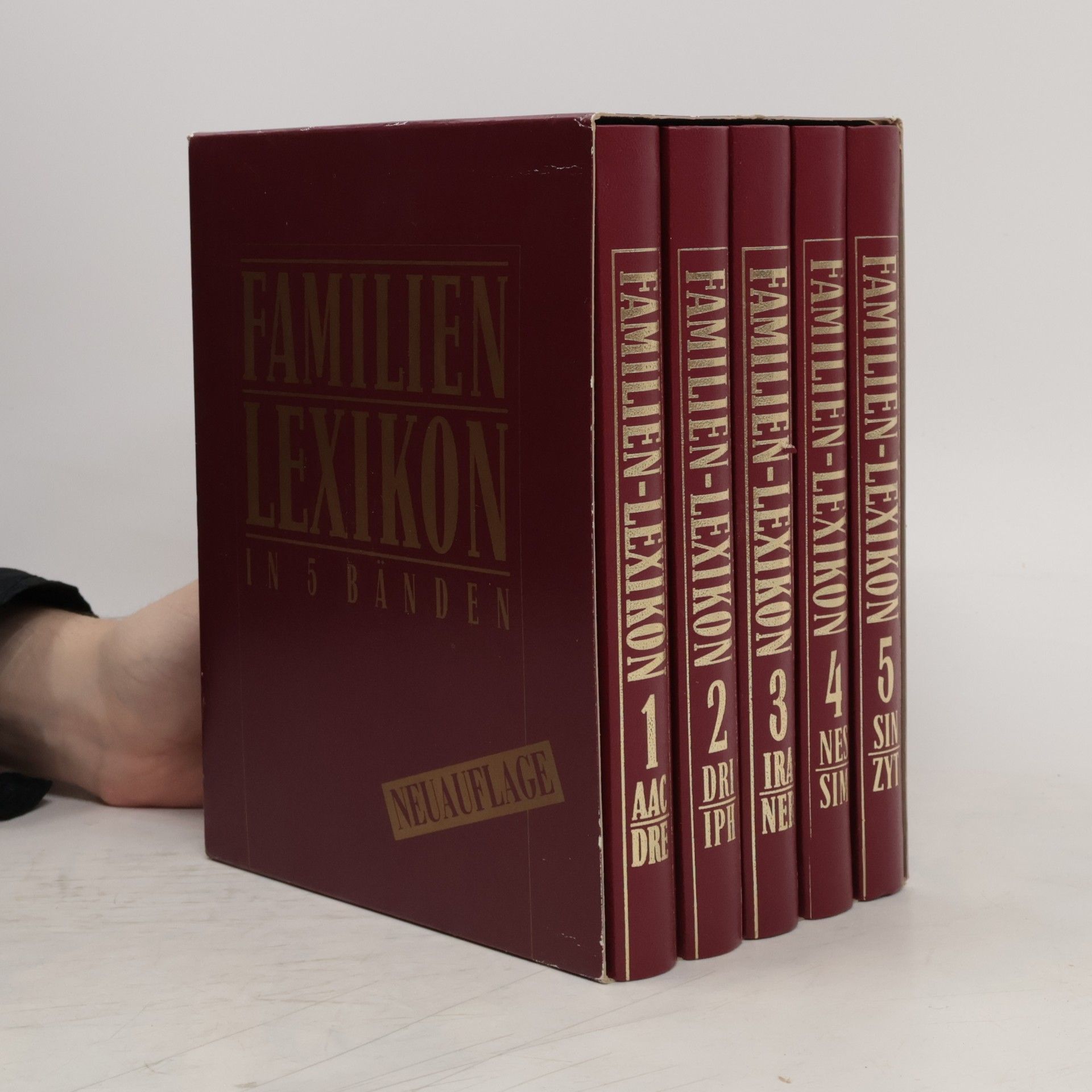AA.VV. Familien Lexikon in 5 Bänden