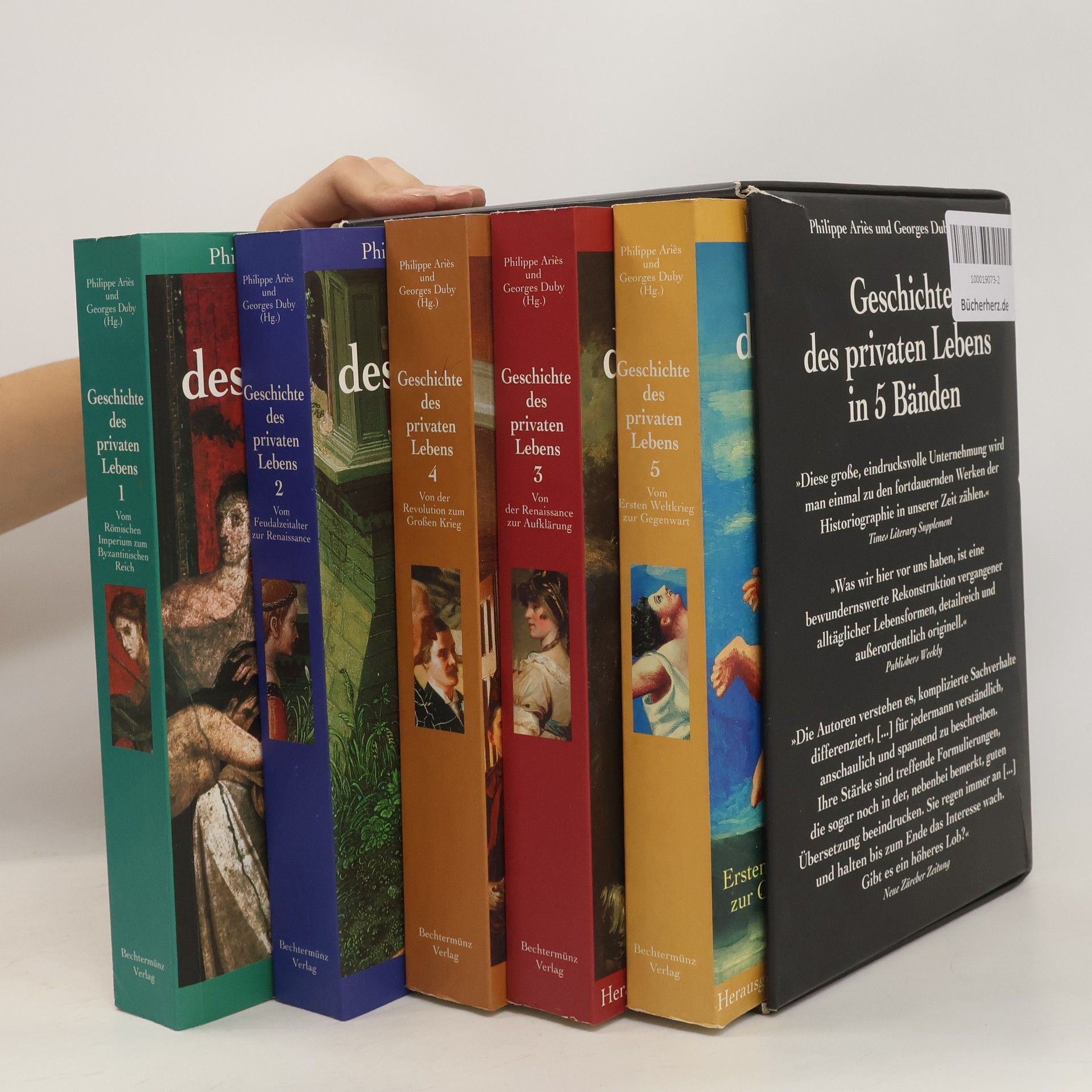 Philippe Ariès  Geschichte des privaten Lebens in 5 Bänden. 1-5.
