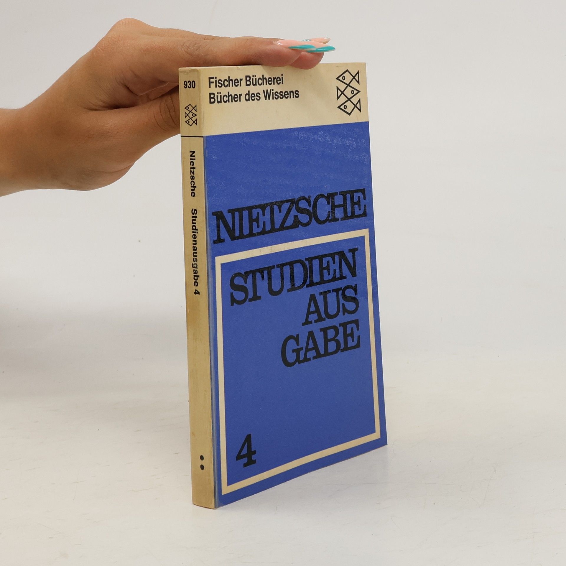 Friedrich Nietzsche Nietzsche. Studienausgabe 4.
