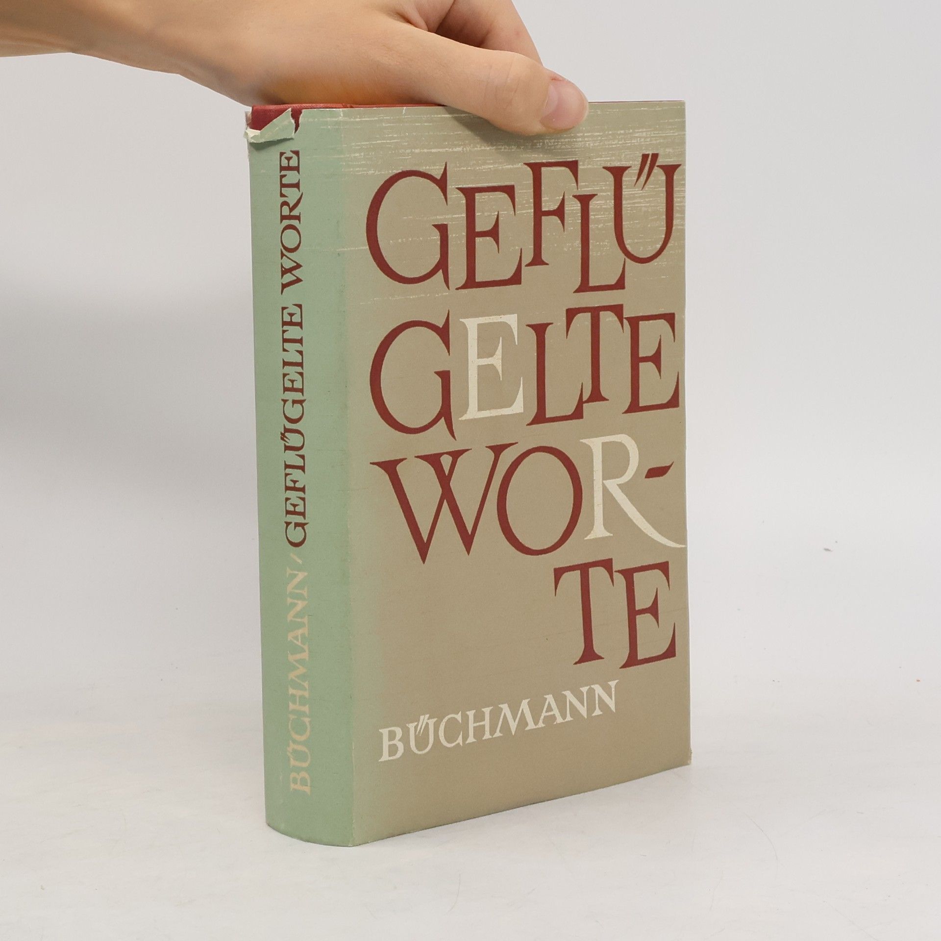 BUCHMANN Geflü Gelte Worte
