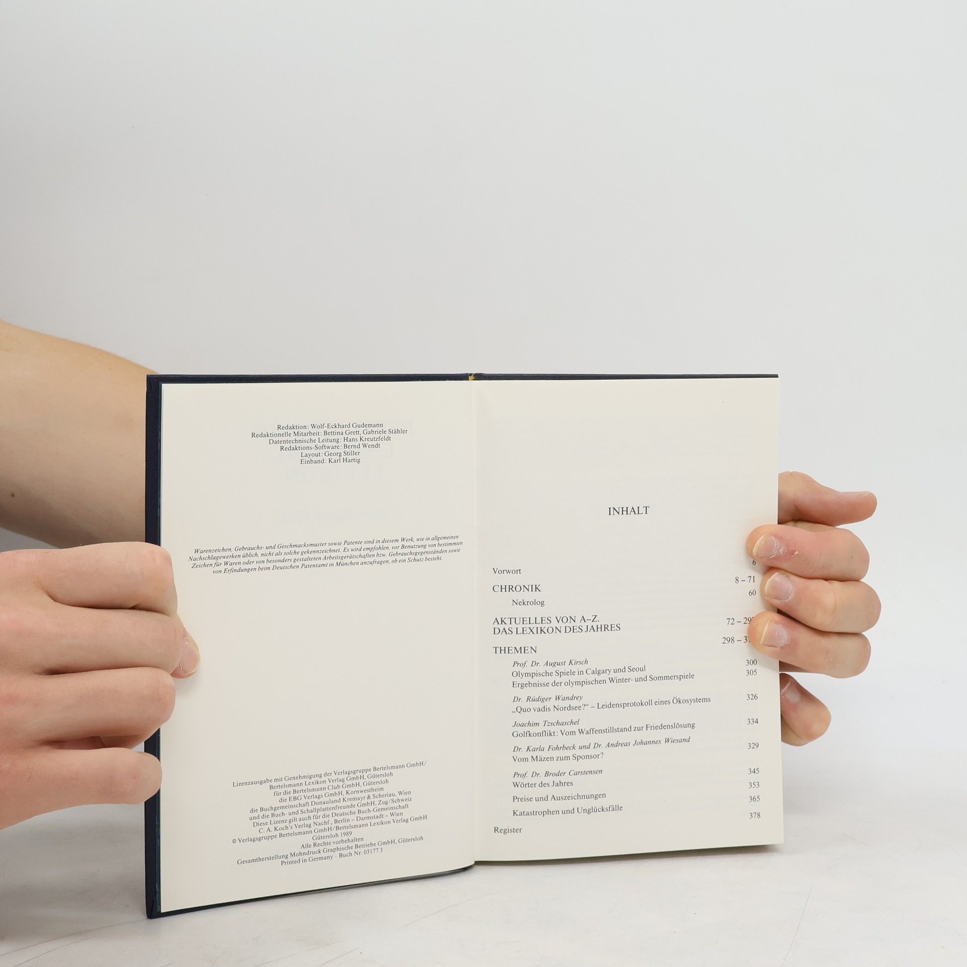 Autorenkollektiv Bertelsmann Universal Lexikon. Jahresband 1988