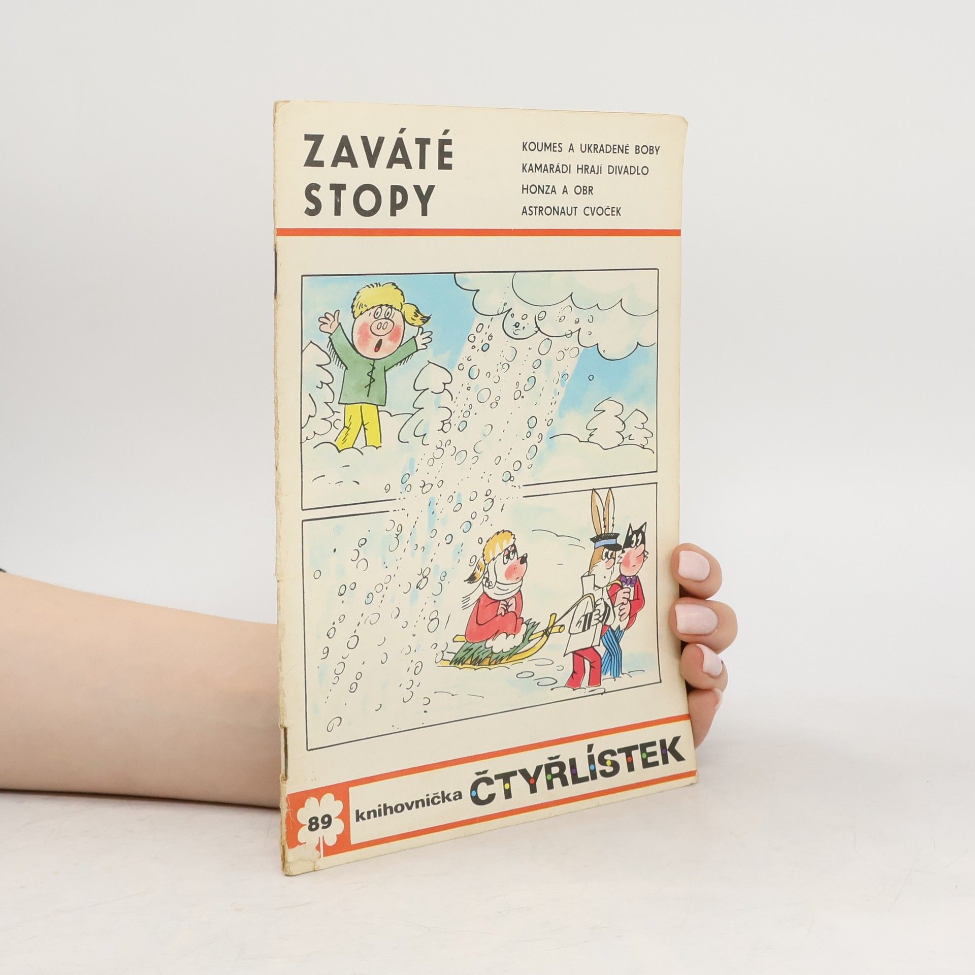 Ljuba Štíplová Čtyřlístek 89. Zaváté stopy