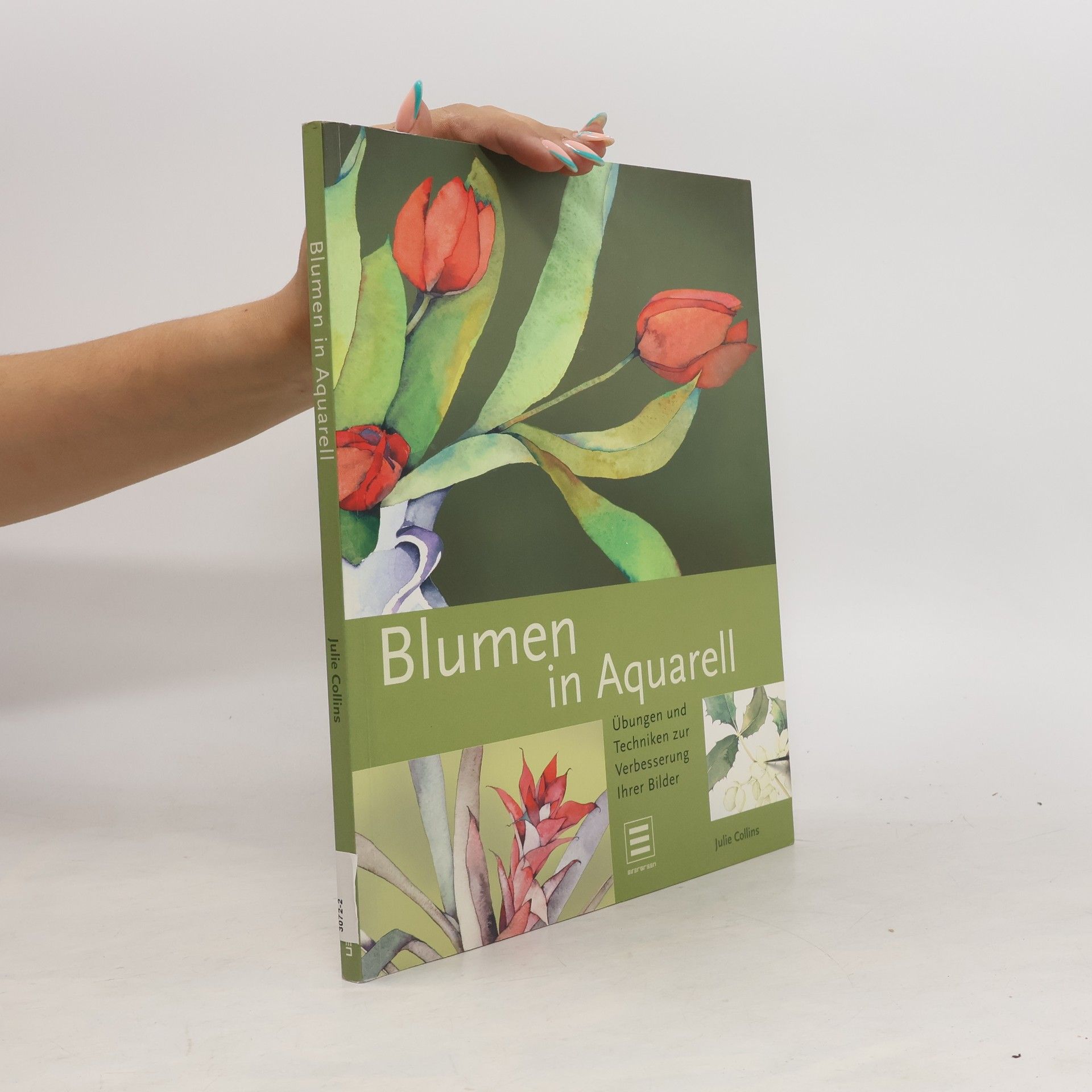 Julie Collins Blumen in Aquarell