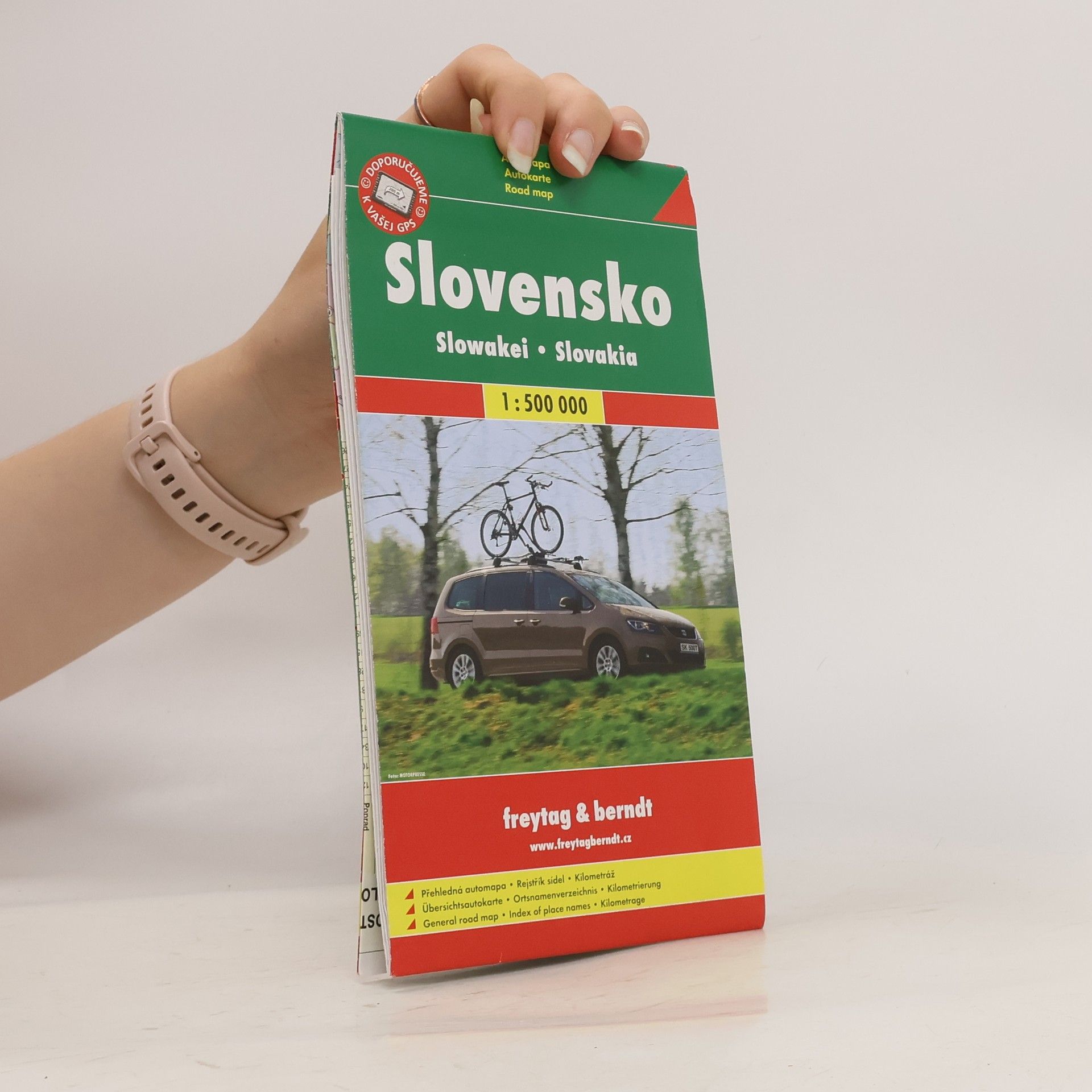 Collectif d'auteurs Slovensko automapa 1:500 000