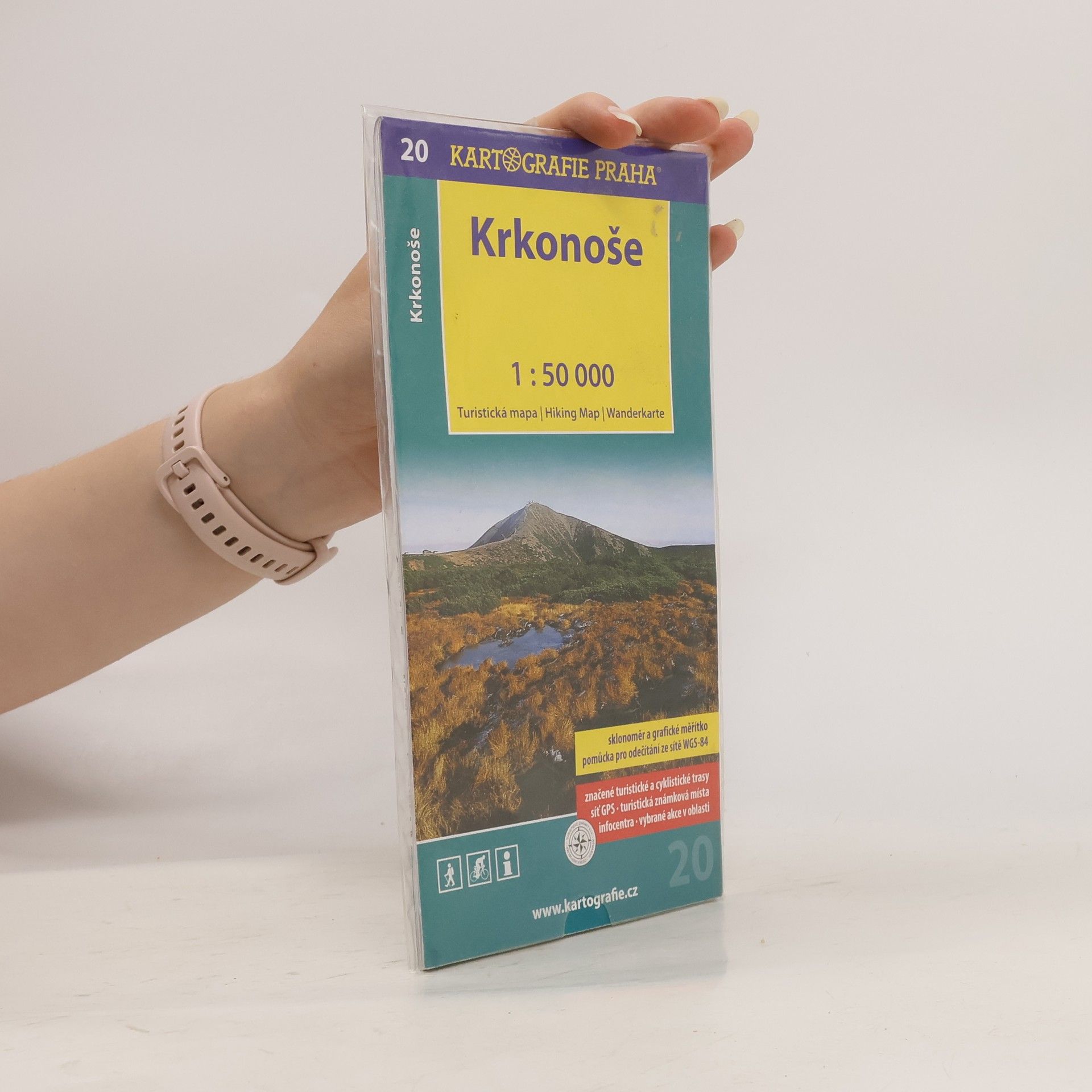 Collectif d'auteurs Krkonoše 1 : 50 000. Turistická mapa 20