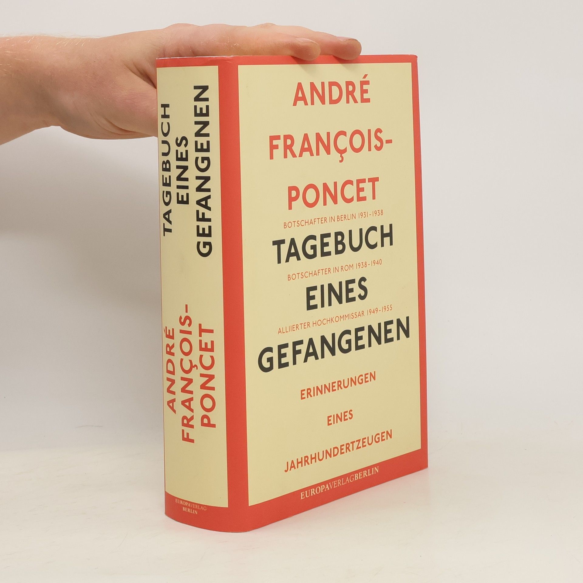 André François-Poncet Tagebuch eines Gefangenen