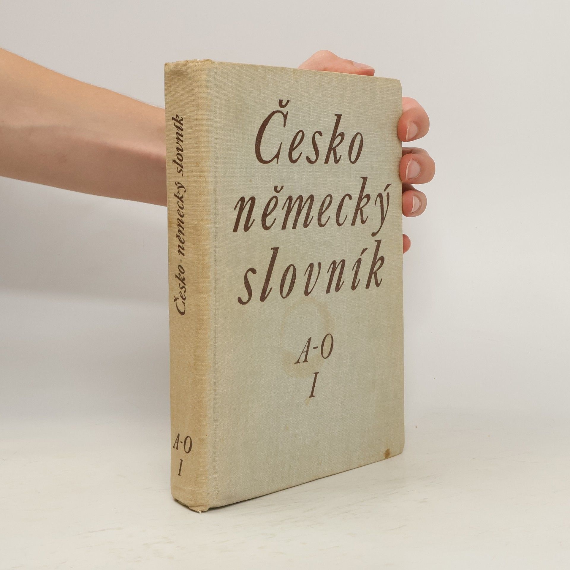 Autorenkollektiv Česko-německý slovník A-O I. díl