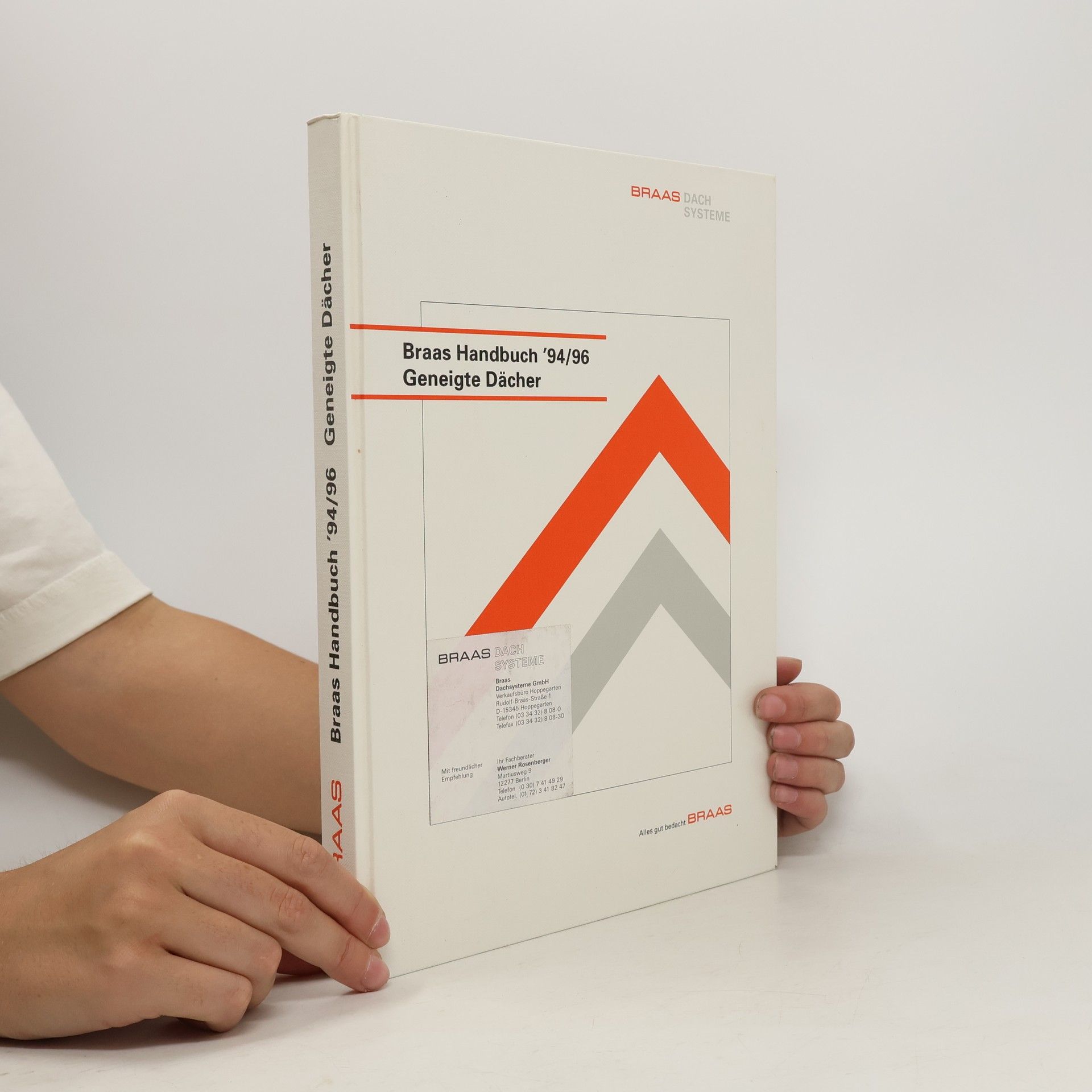 Autorenkollektiv Braas Handbuch '94/96 Geneigte Dächer