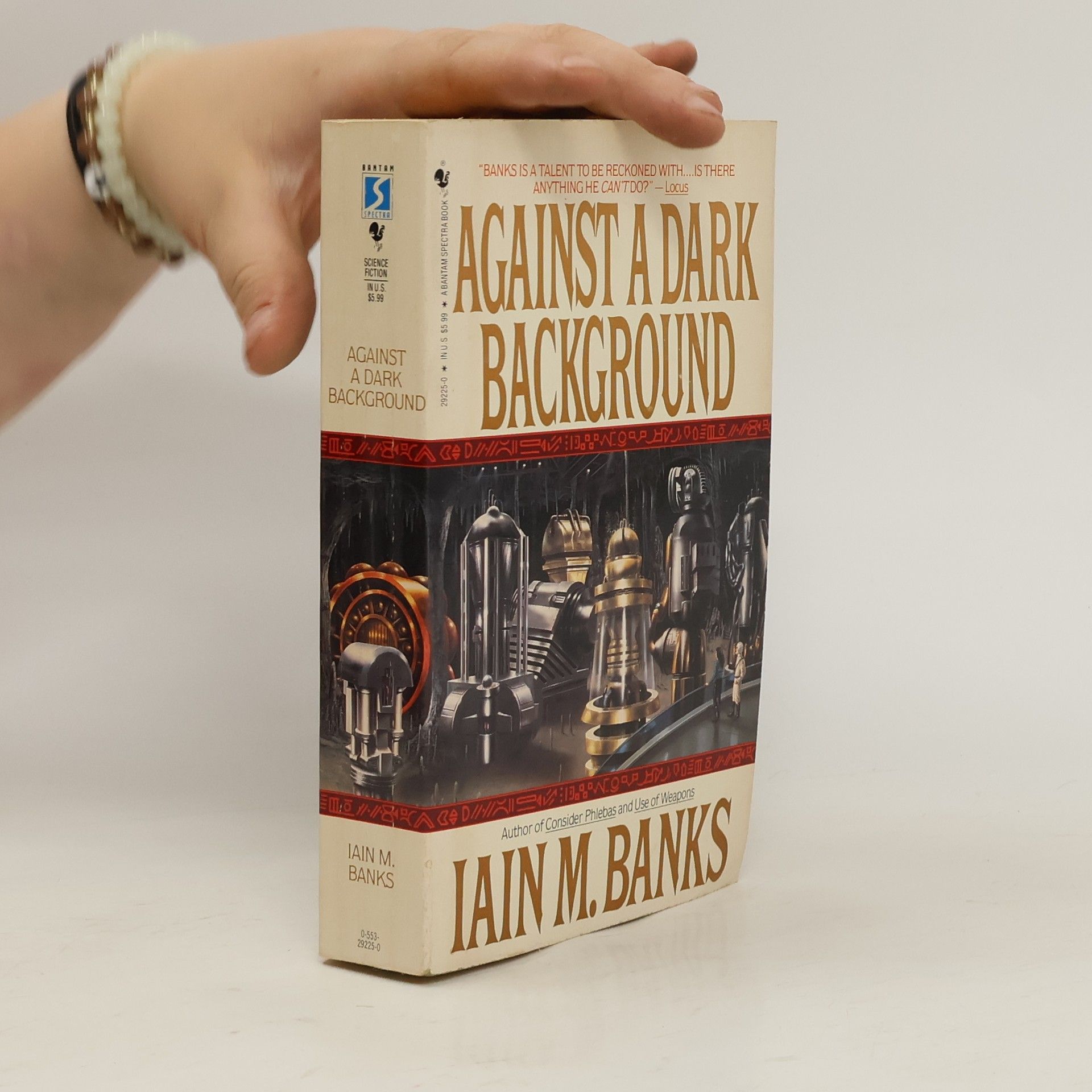 Iain M. Banks Against a Dark Background