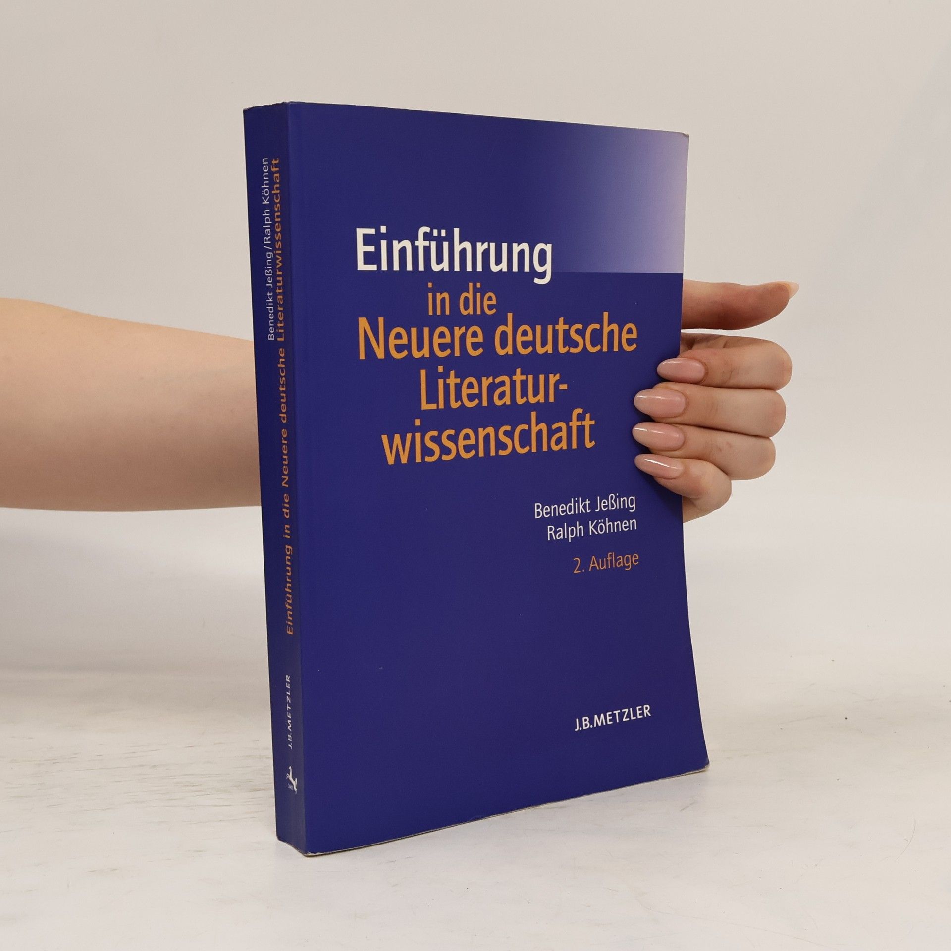 Benedikt Jeßing Einführung in die Neuere Deutsche Literaturwissenschaft