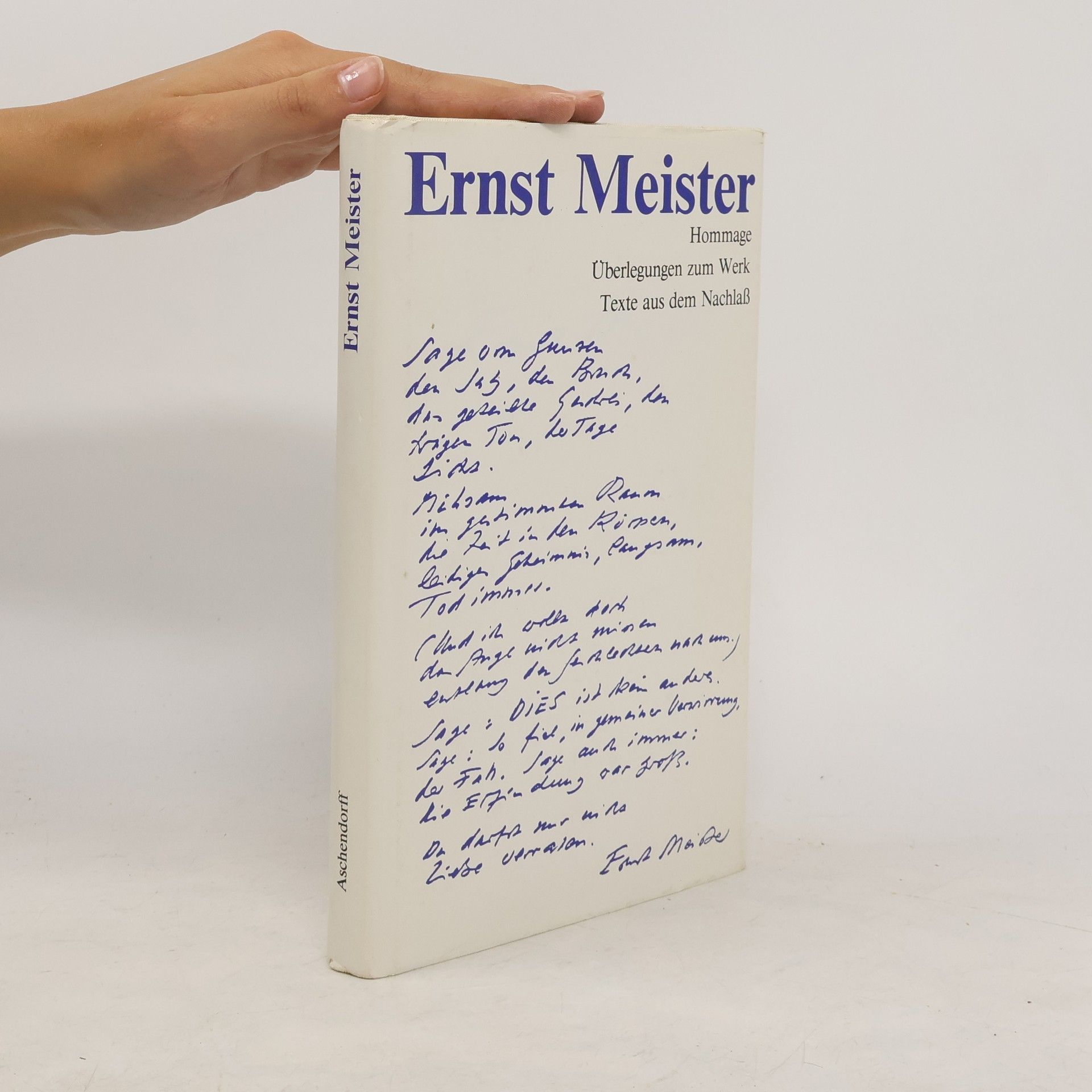 Ernst Meister Ernst Meister