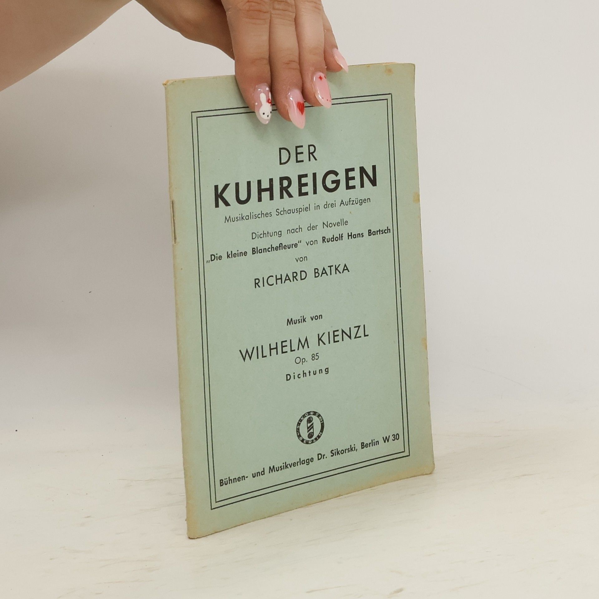 Richard Batka Der Kuhreigen
