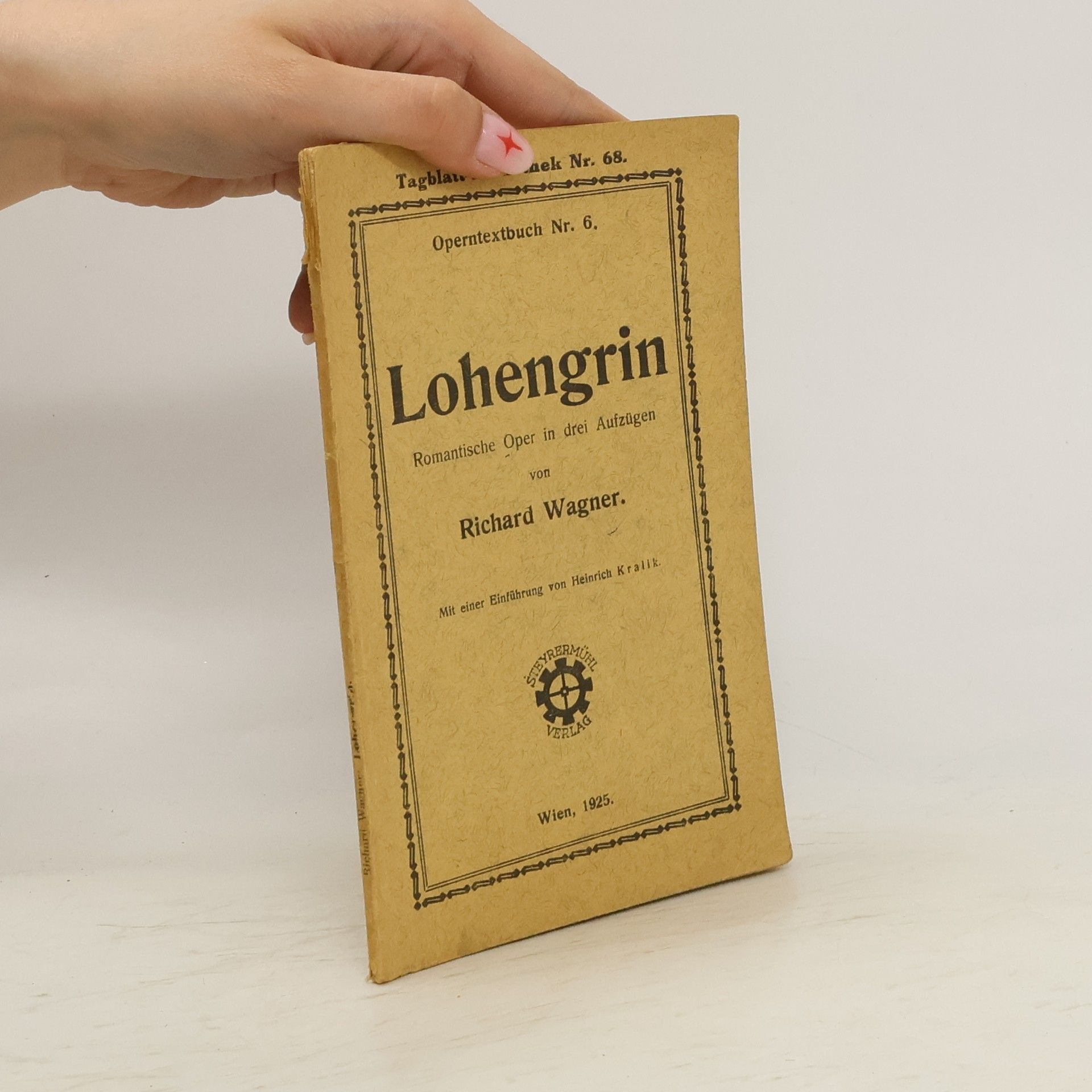 Richard Wagner Lohengrin romantische Oper in drei Aufzügen