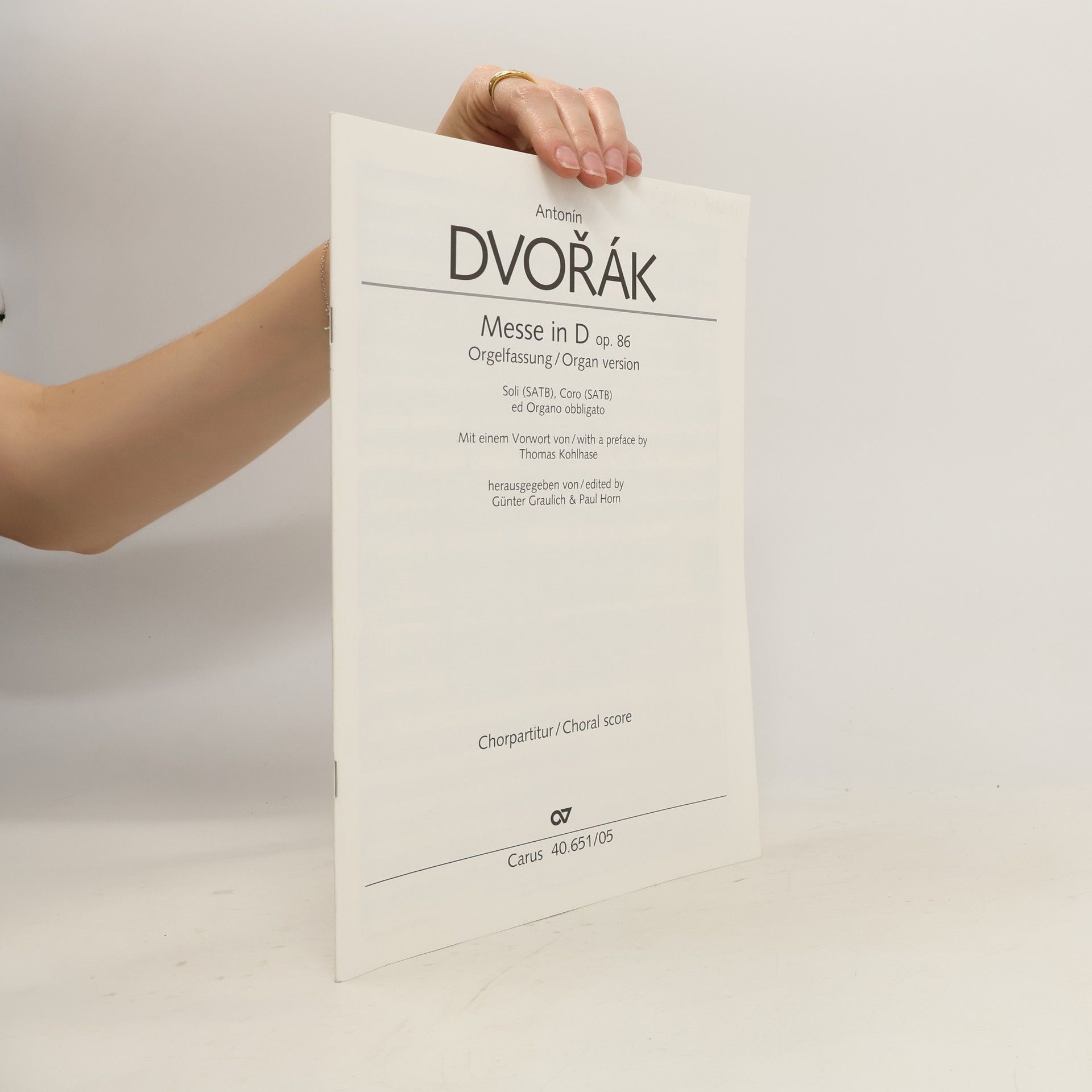 Antonín Dvořák Messe in D op. 86