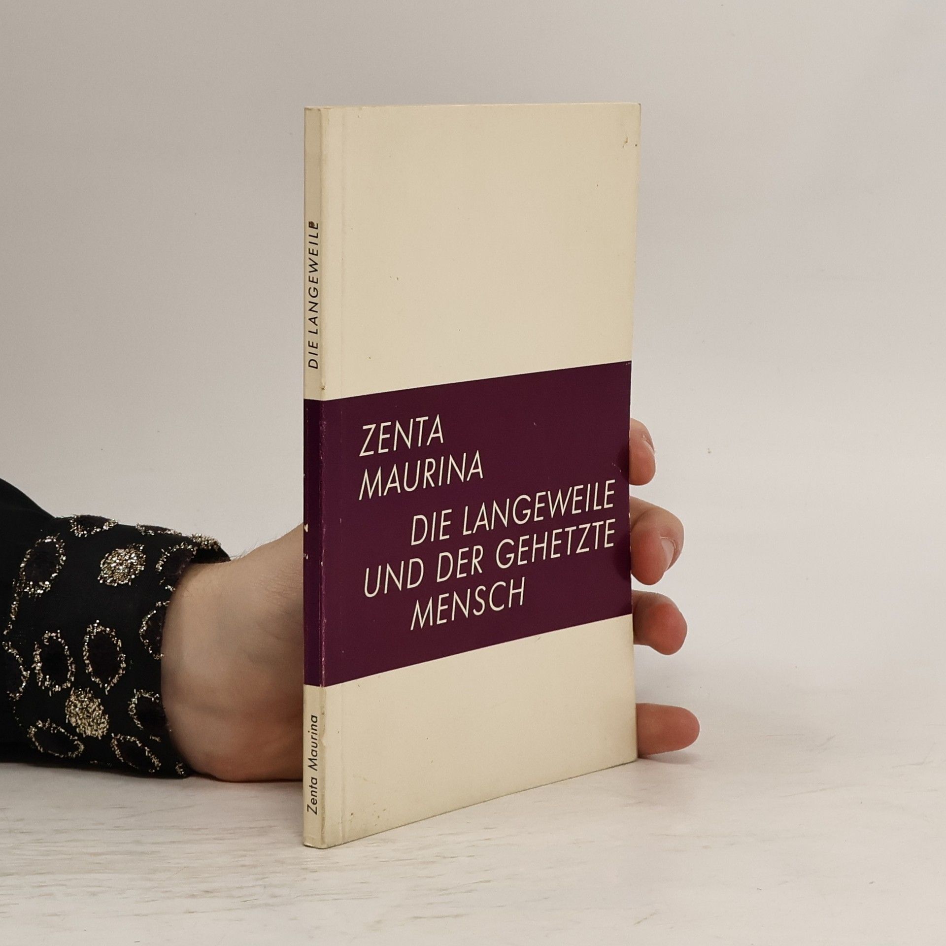 Senta Mauring Die Langeweile und der gehetzte Mensch