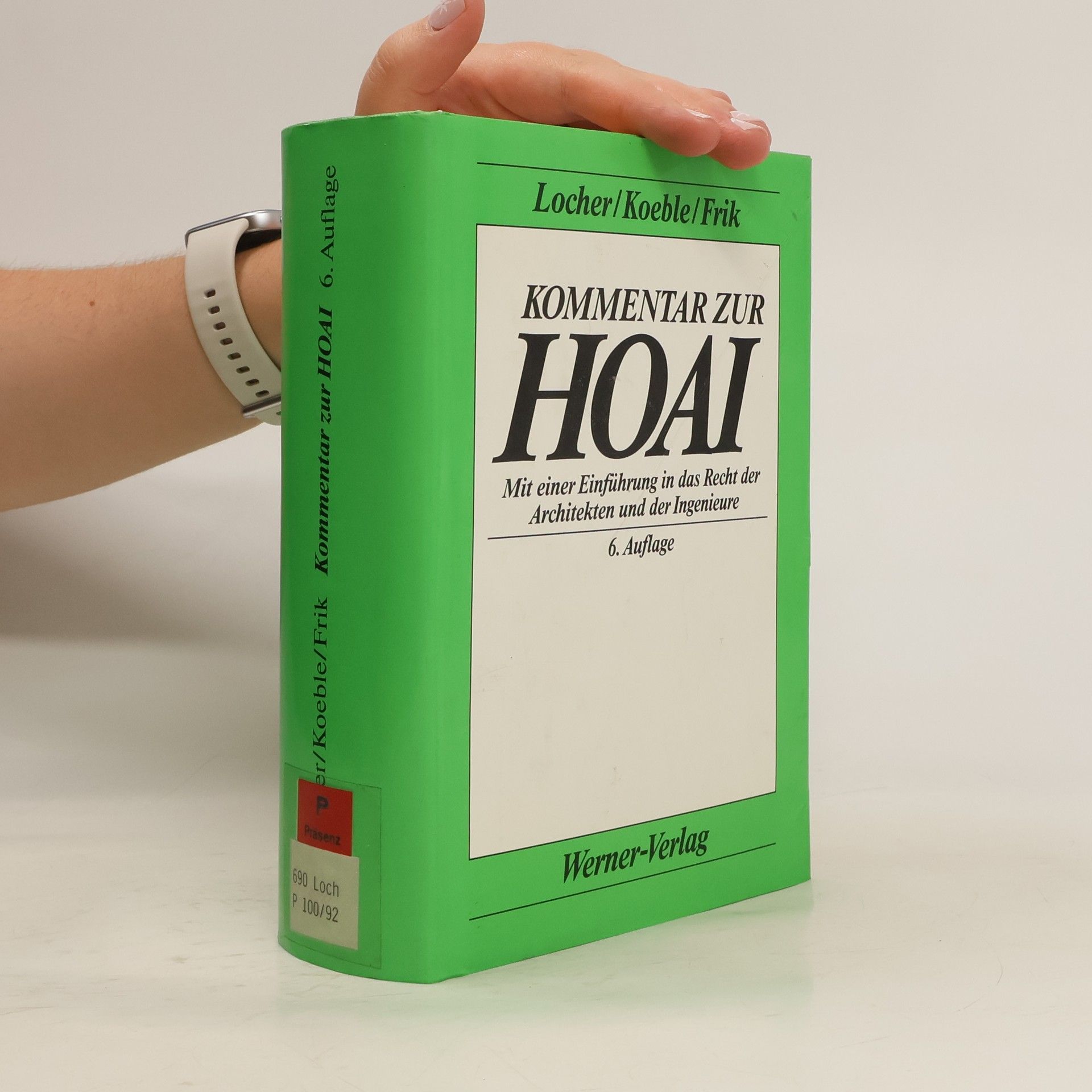 Horst Locher Kommentar zur HOAI
