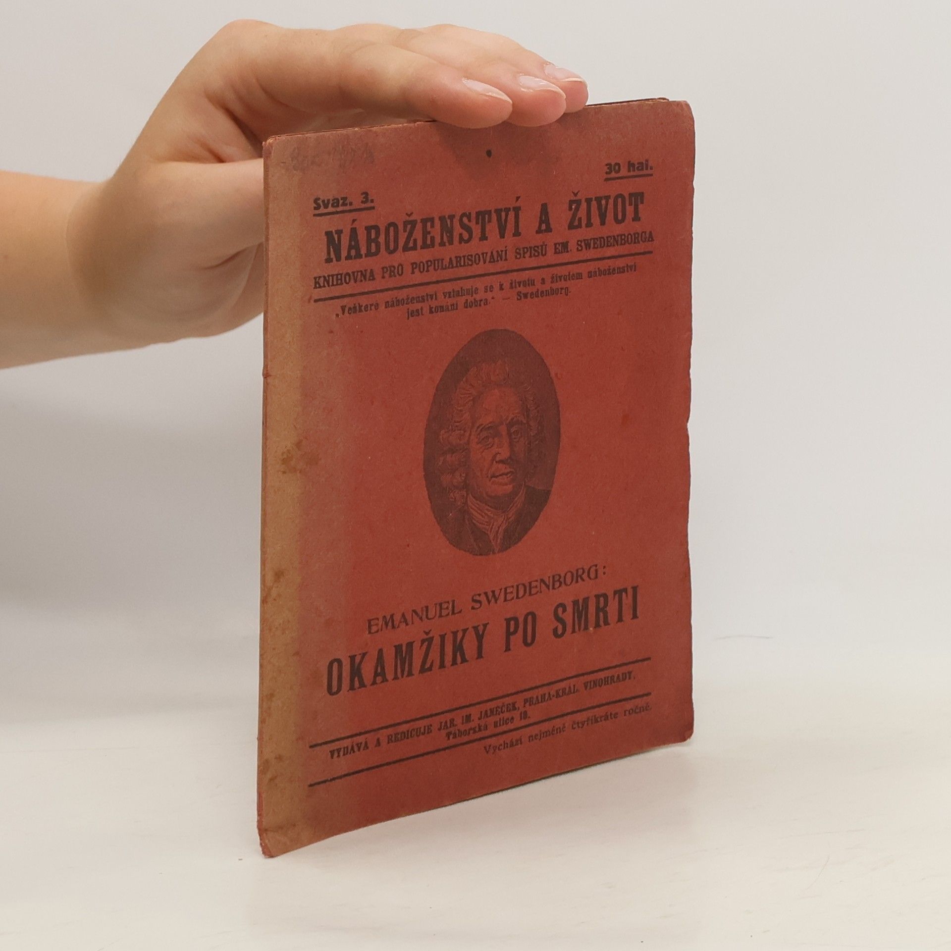 Emanuel Swedenborg Okamžiky po smrti