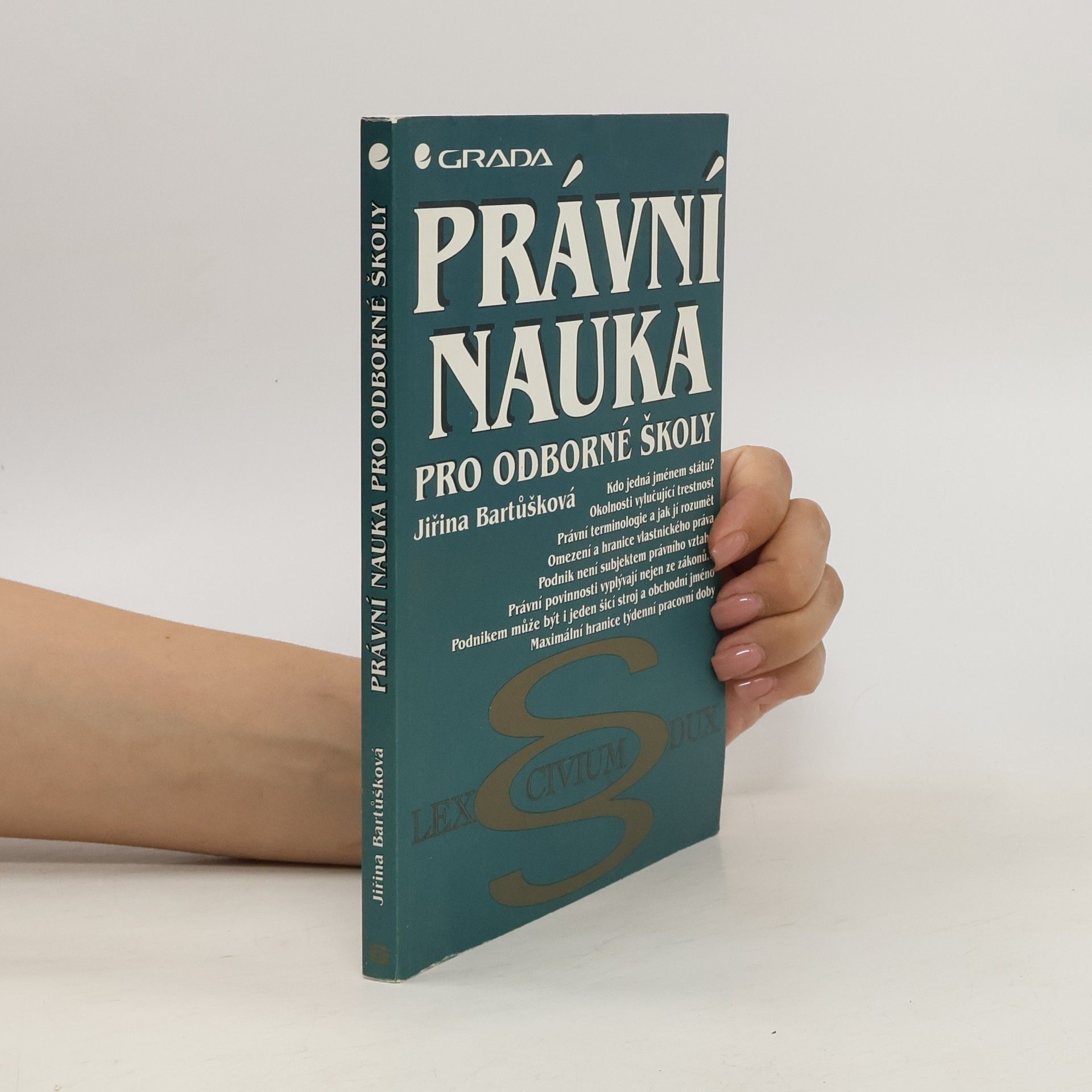 Jiřina Bartůšková Právní nauka pro odborné školy