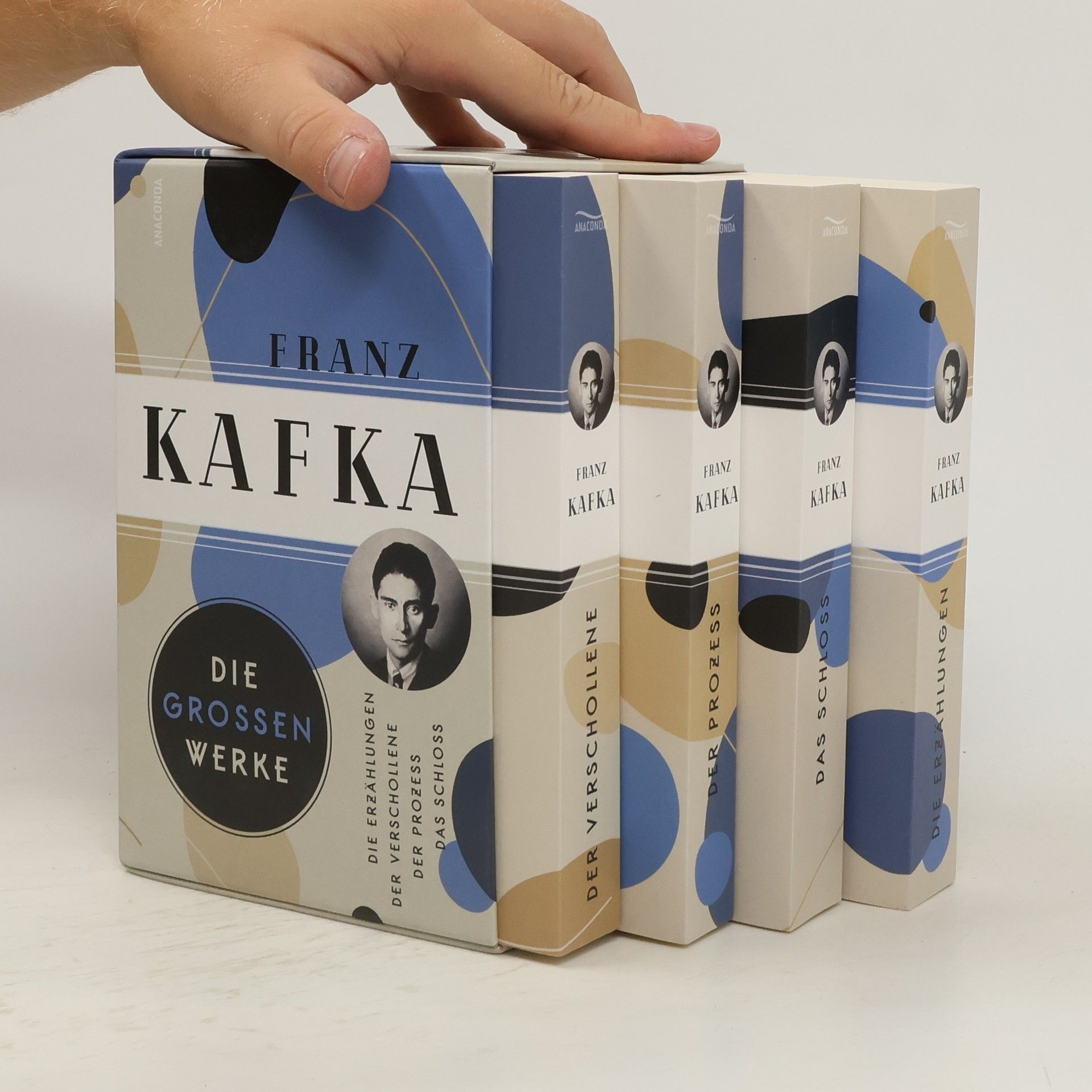 Franz Kafka Franz Kafka, Die großen Werke (Die Erzählungen - Der Verschollene - Der Prozess - Das Schloss) (4 Bände im Schuber)