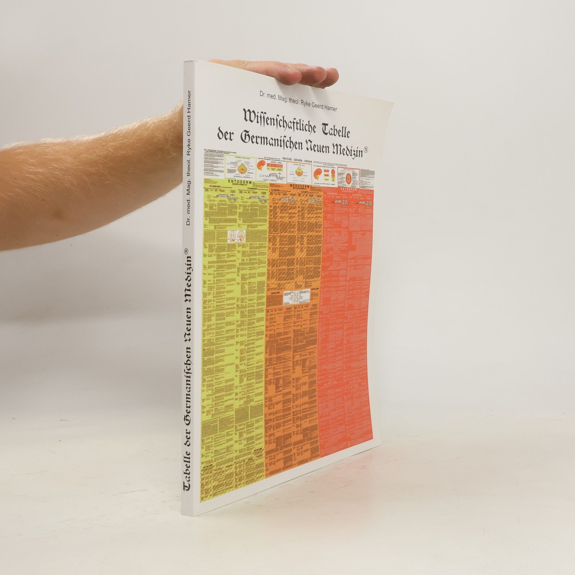 Ryke Geerd Hamer Wissenschaftliche Tabelle der Germanischen Neuen Medizin