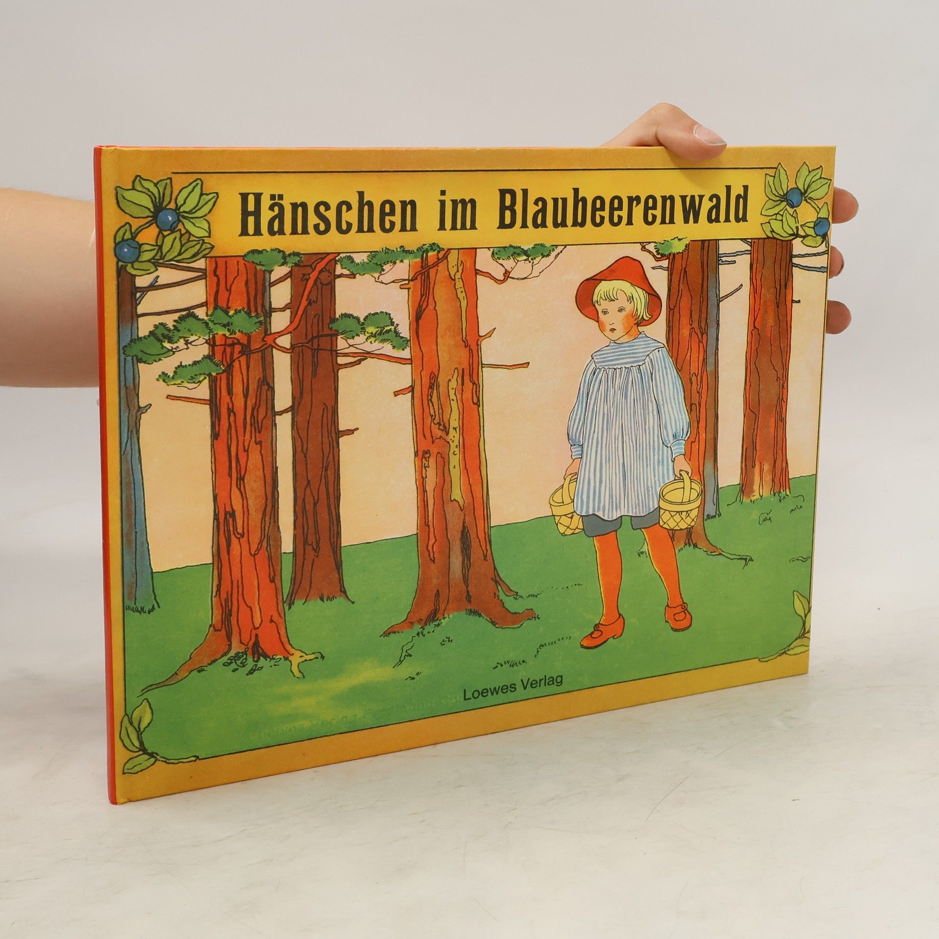 Elsa Beskow Hänschen im Blaubeerenwald