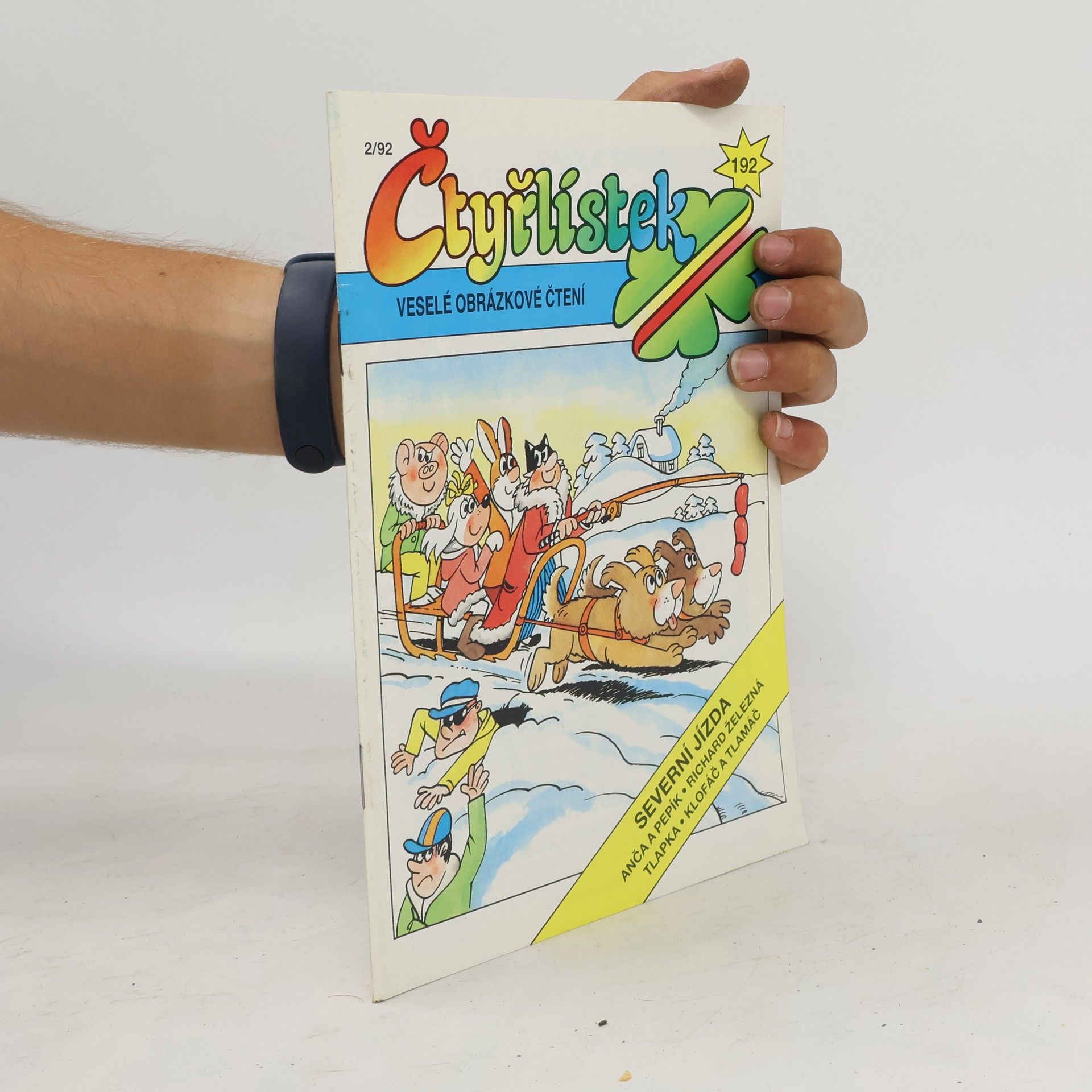 Jaroslav Němeček Čtyřlístek 192. 2/1992. Severní jízda