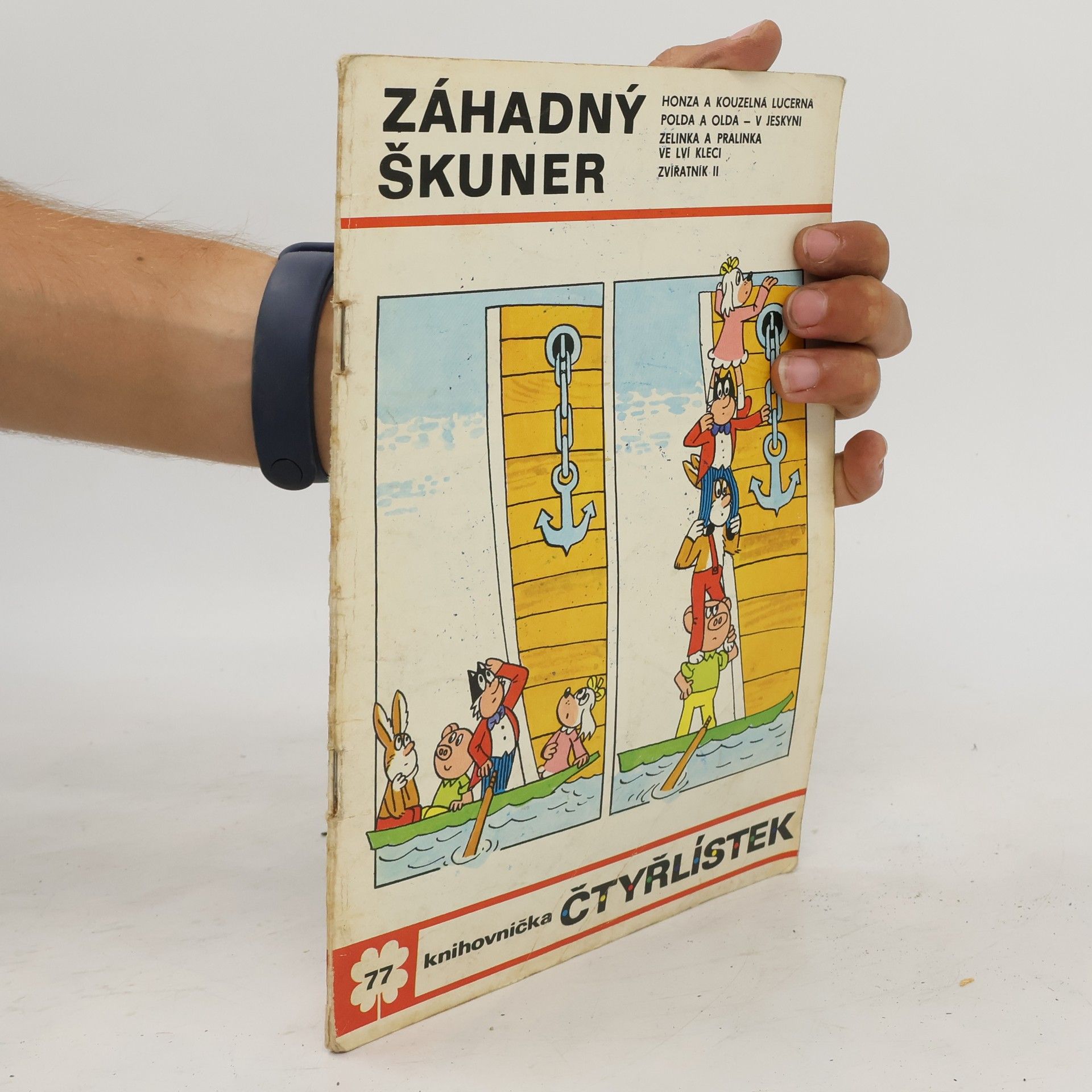 Ljuba Štíplová Čtyřlístek č. 77. Záhadný škuner