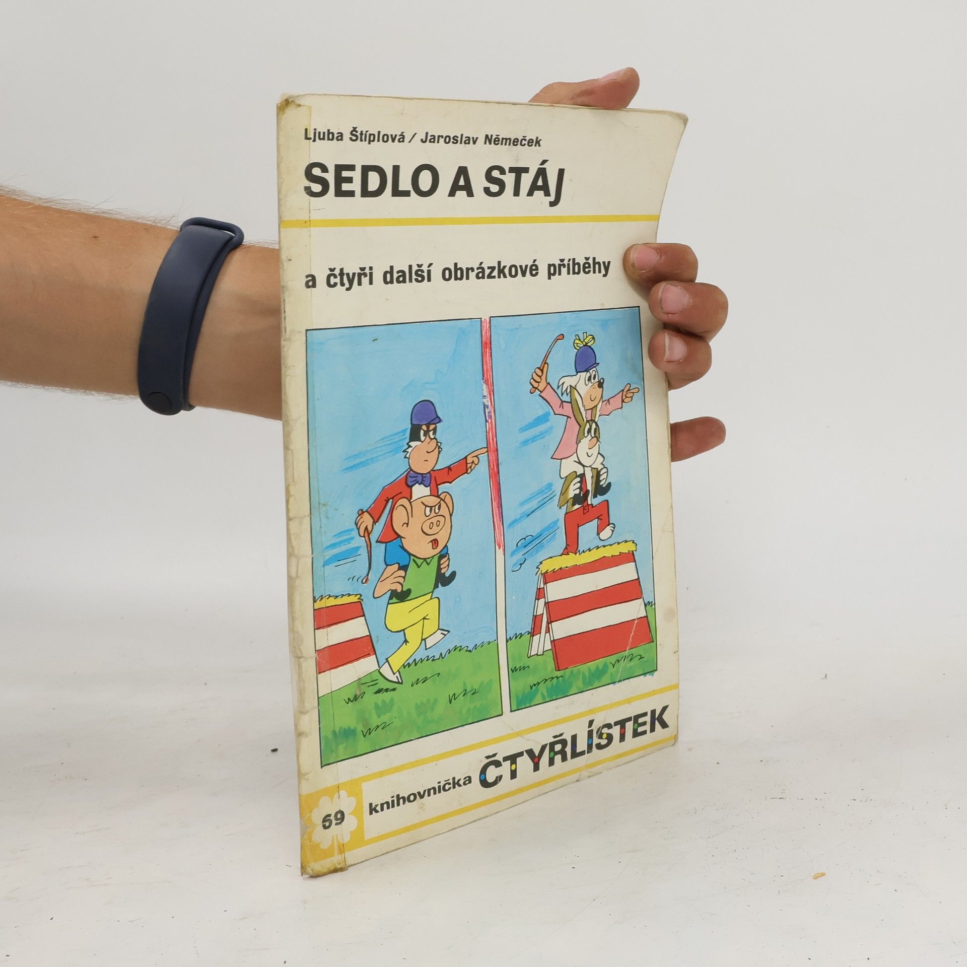 Kolektiv autorů Čtyřlístek č. 69. Sedlo a stáj a čtyři další obrázkové příběhy