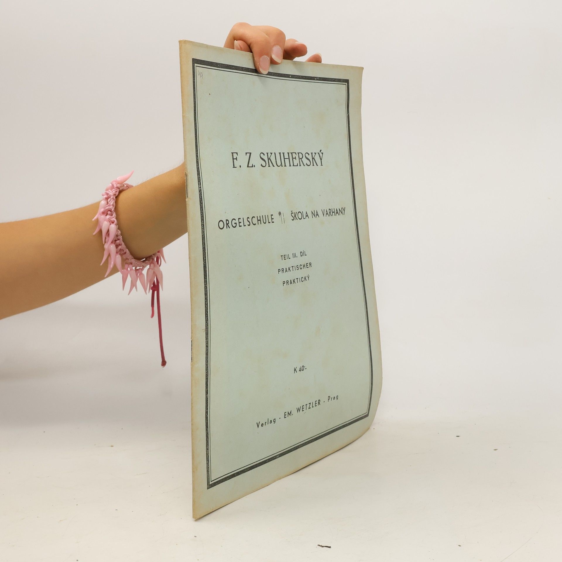 F. Z. Skuherský Orgelschule. Škola na varhany III.
